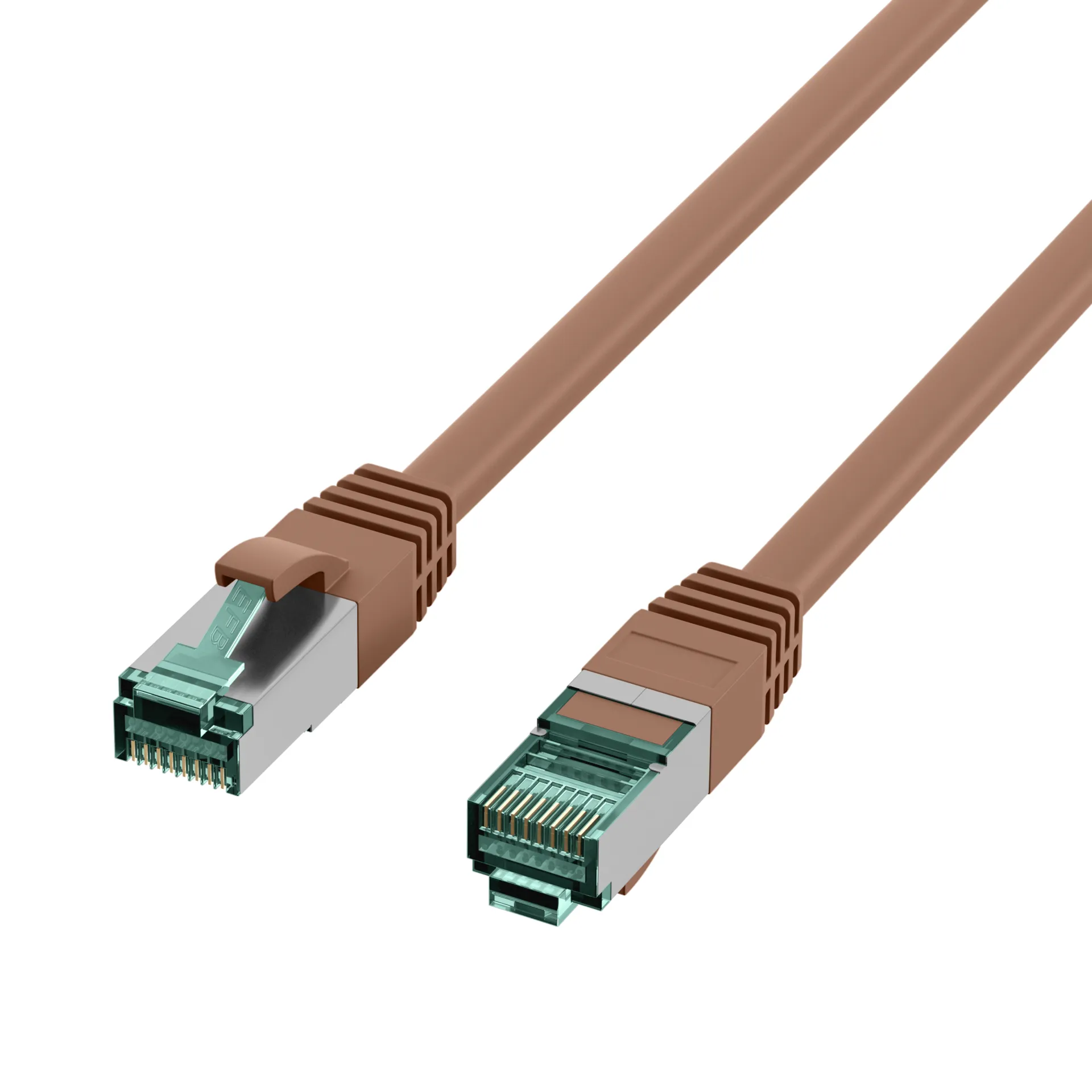 RJ45 Patchkabel Cat.6A S/FTP LSZH schwarz 0,15m – Bild 13