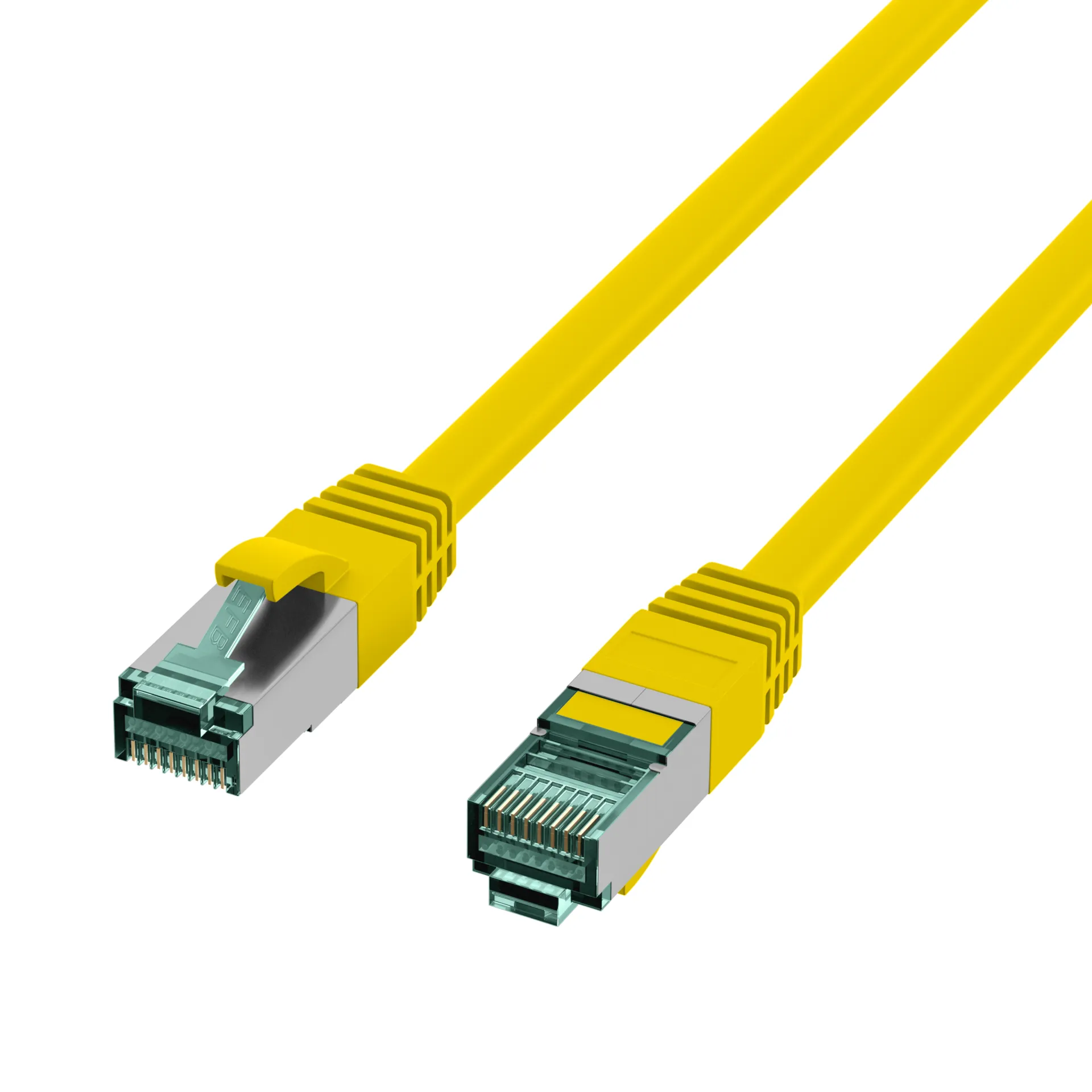 RJ45 Patchkabel Cat.6A S/FTP LSZH gelb 25m – Bild 3