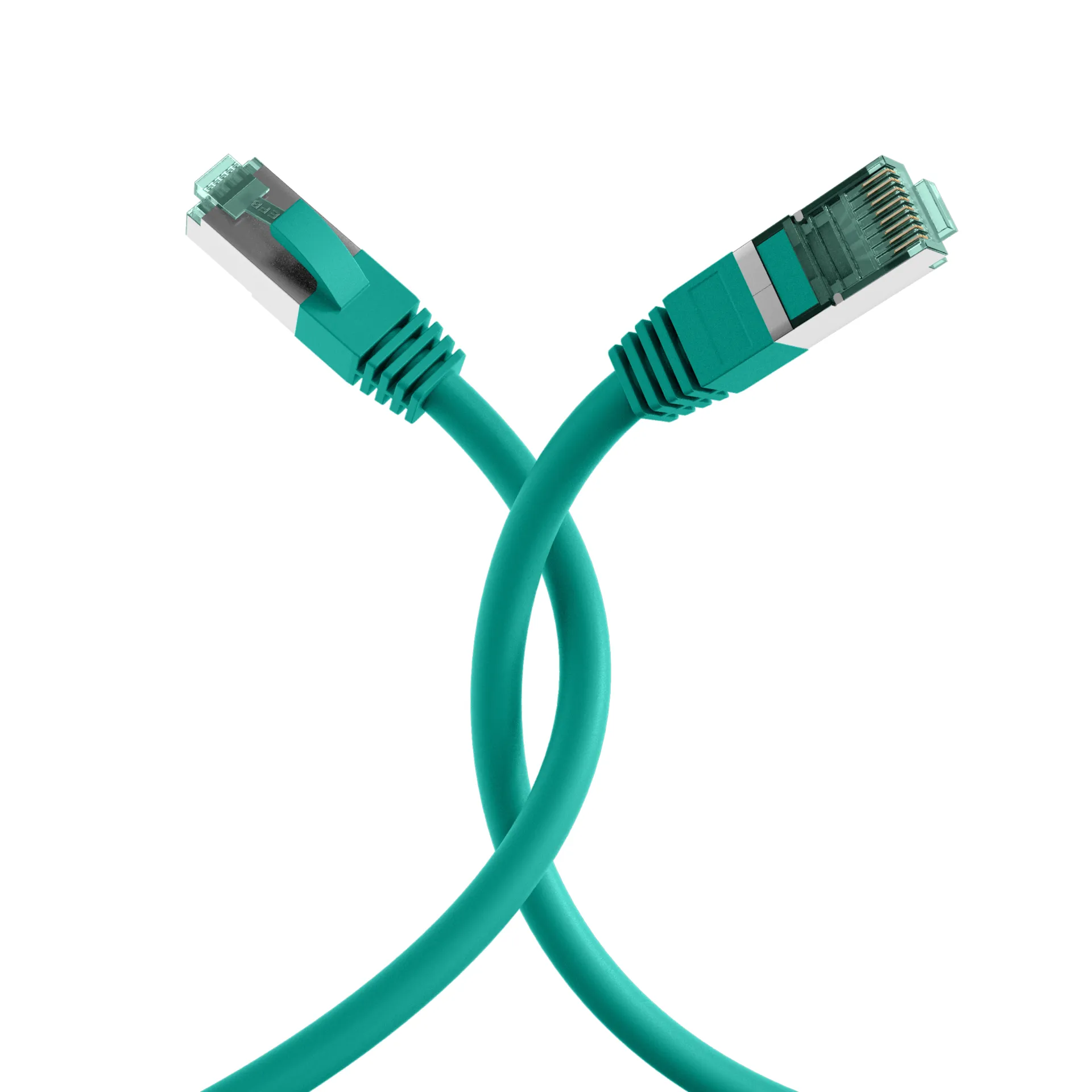 RJ45 Patchkabel Cat.6A S/FTP LSZH grau 2m – Bild 9