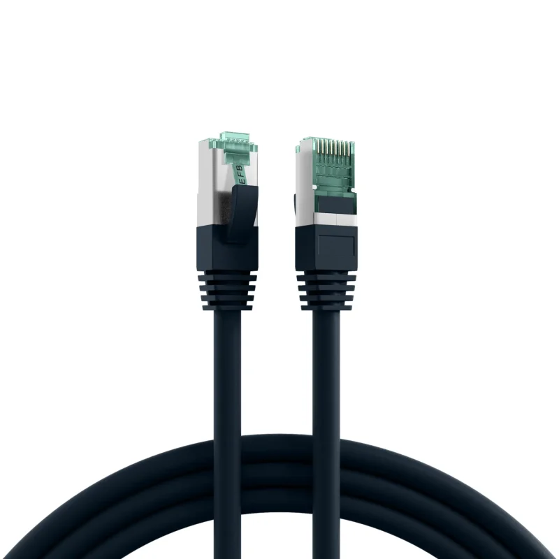 RJ45 Patchkabel Cat.6A S/FTP LSZH schwarz 30