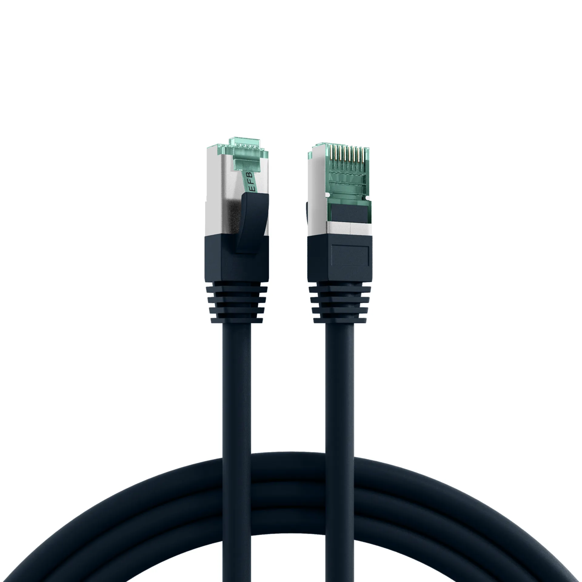 RJ45 Patchkabel Cat.6A S/FTP LSZH schwarz 3m
