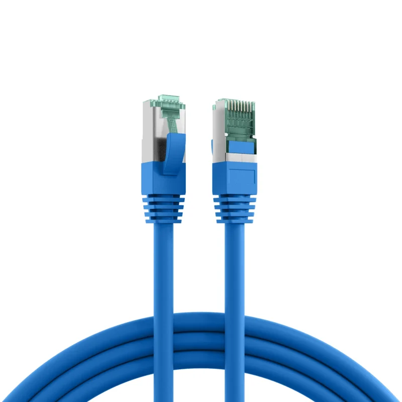 RJ45 Patchkabel Cat.6A S/FTP LSZH blau 50m