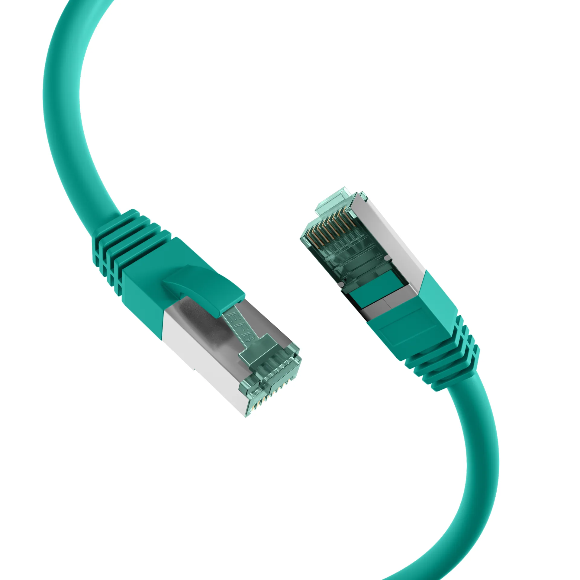 RJ45 Patchkabel Cat.6A S/FTP LSZH grün 5m – Bild 2