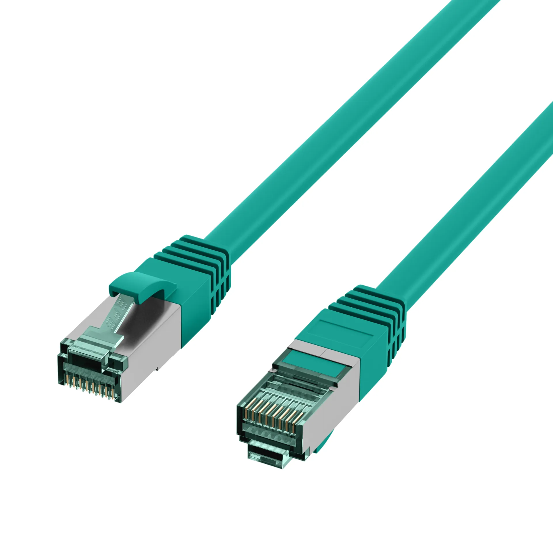 RJ45 Patchkabel Cat.6A S/FTP LSZH grün 5m – Bild 3