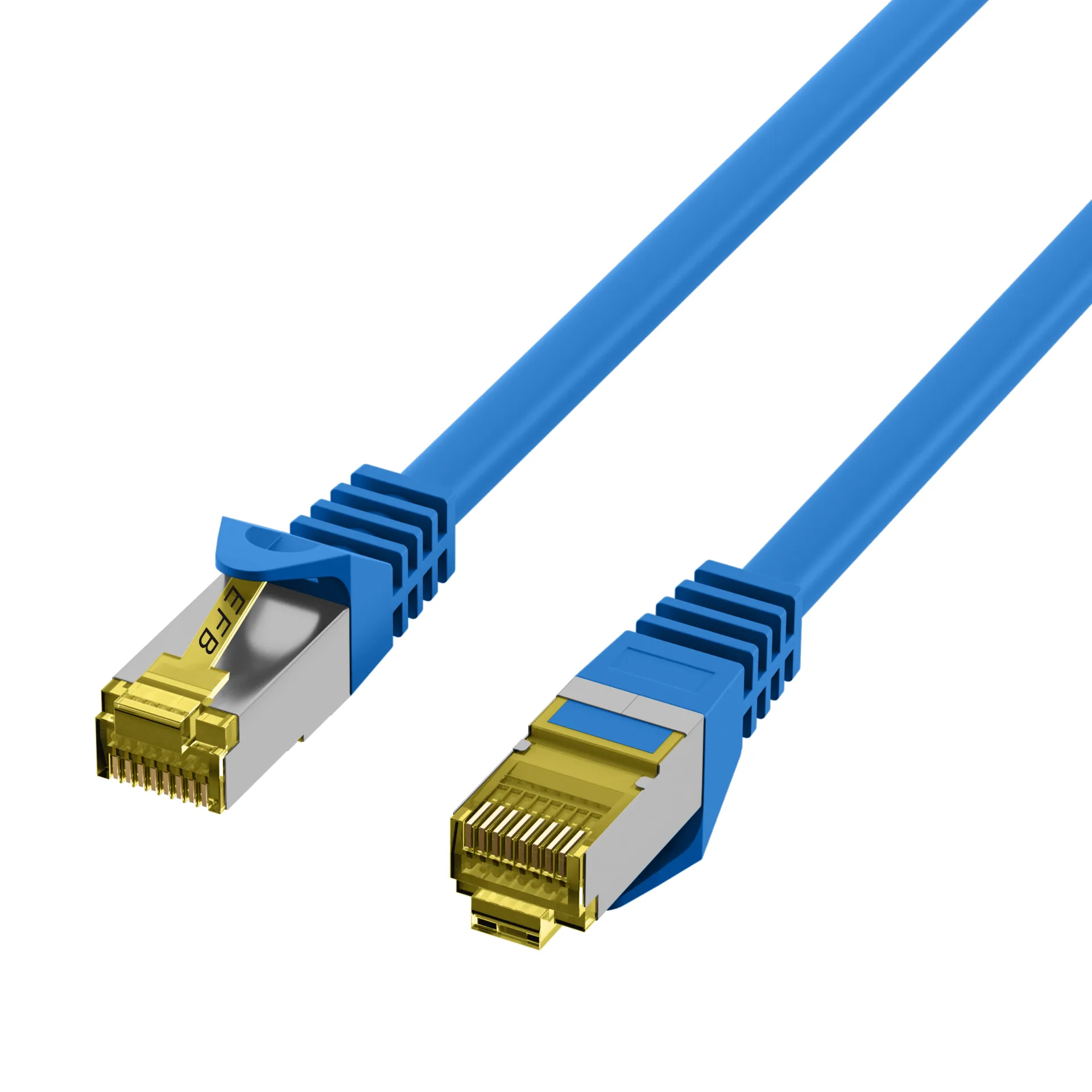 RJ45 Patchkabel Cat.6A S/FTP LSZH Cat.7 Rohkabel schwarz 0,25m – Bild 8