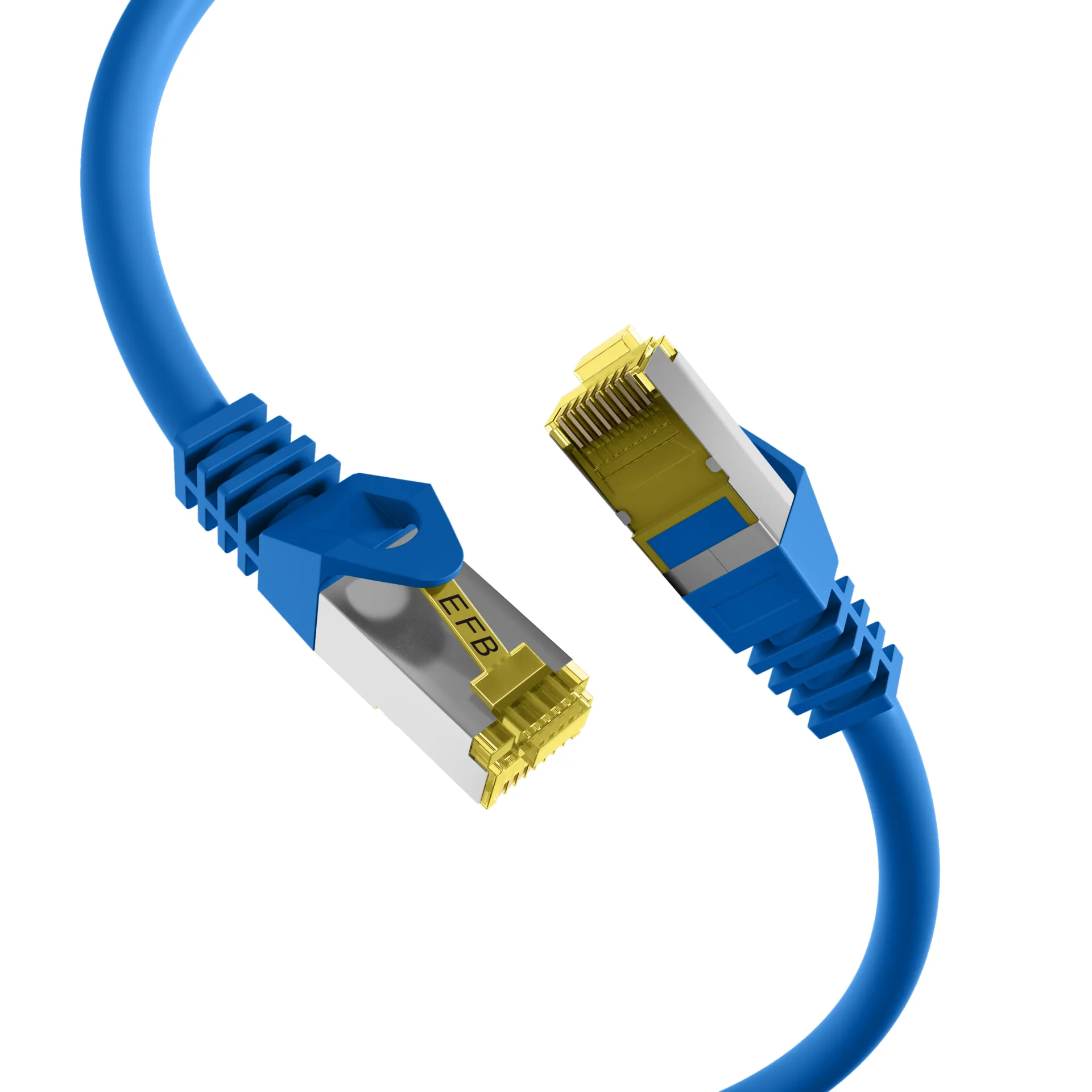 RJ45 Patchkabel Cat.6A S/FTP LSZH Cat.7 Rohkabel schwarz 10m – Bild 7