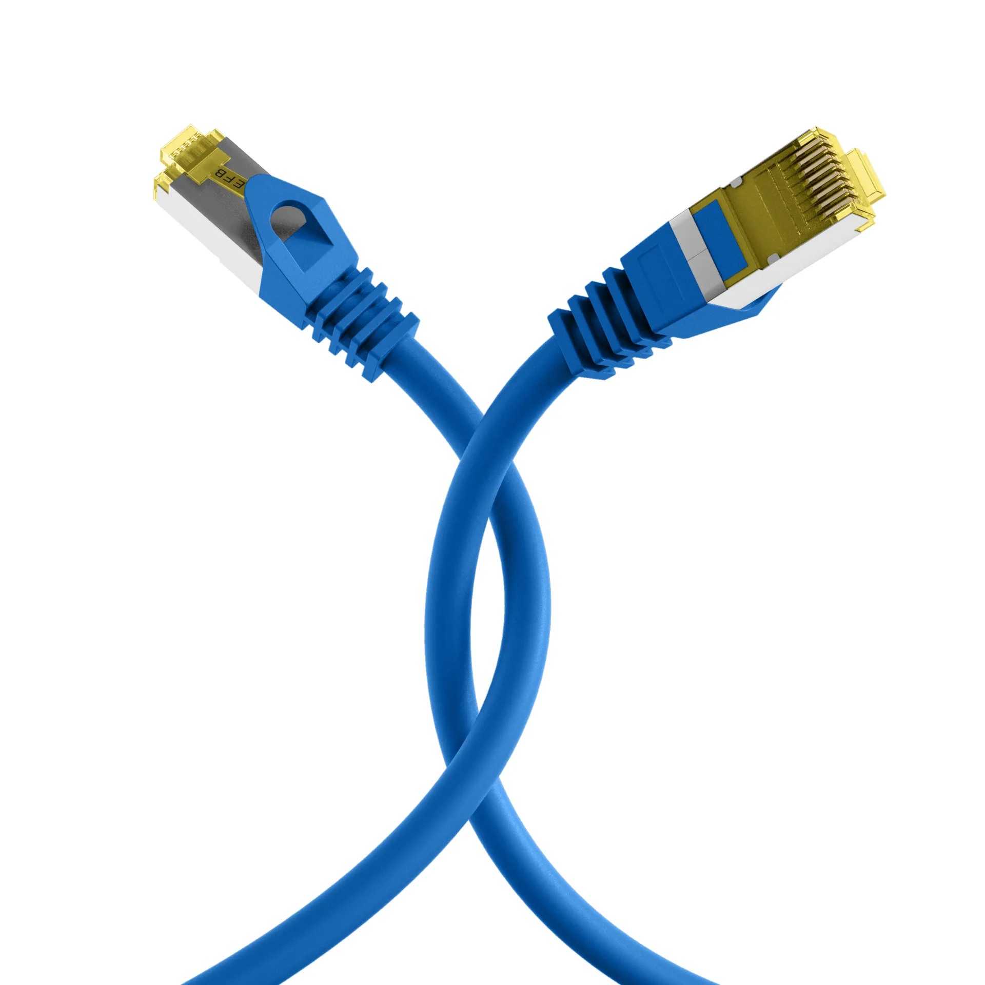 RJ45 Patchkabel Cat.6A S/FTP LSZH Cat.7 Rohkabel schwarz 15m – Bild 9