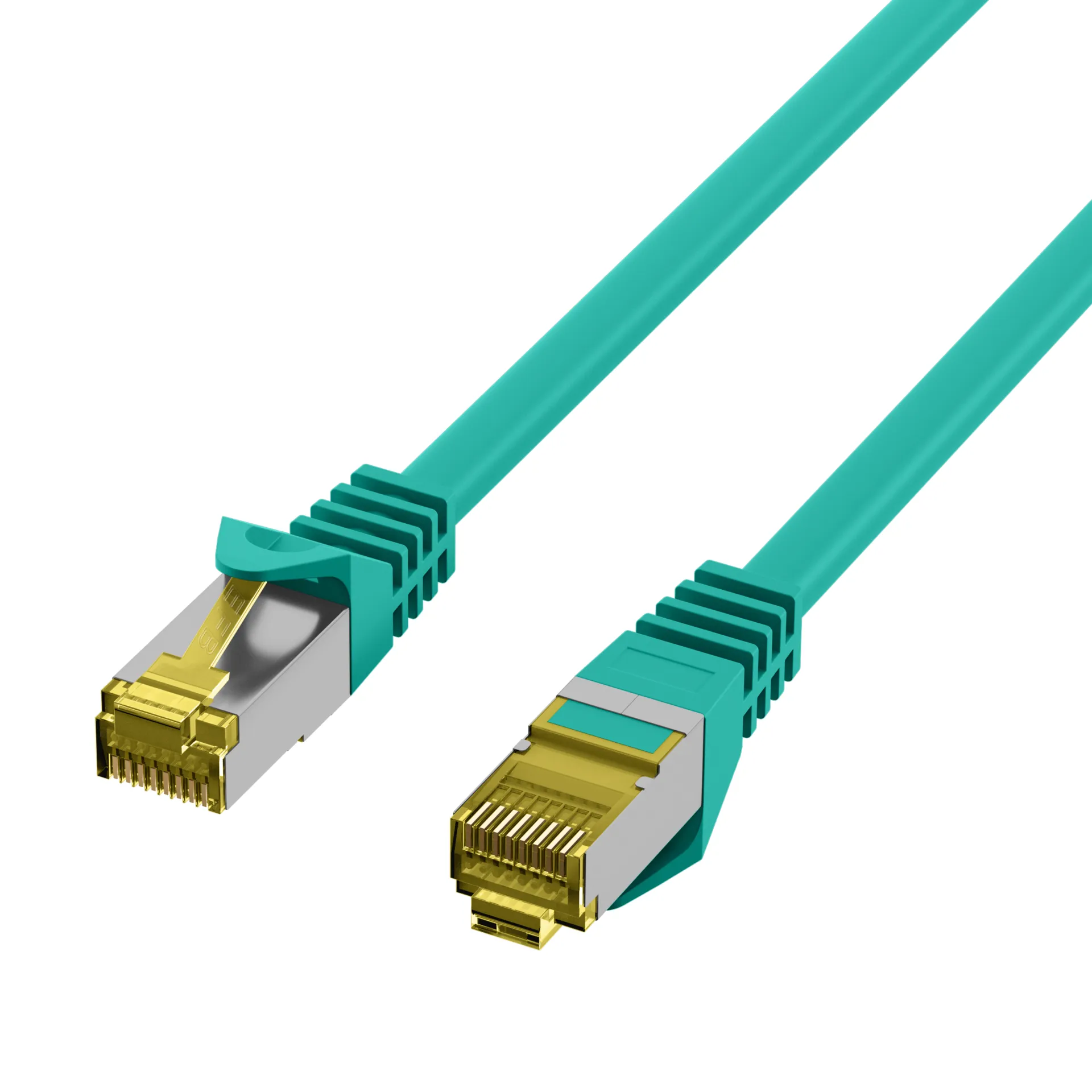 RJ45 Patchkabel Cat.6A S/FTP LSZH Cat.7 Rohkabel grau 15m – Bild 8