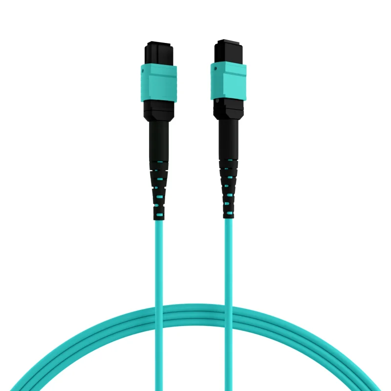 MTP®(F)-MTP®(F) Patchkabel OM3 12 Fasern Typ B LSZH aqua 25m