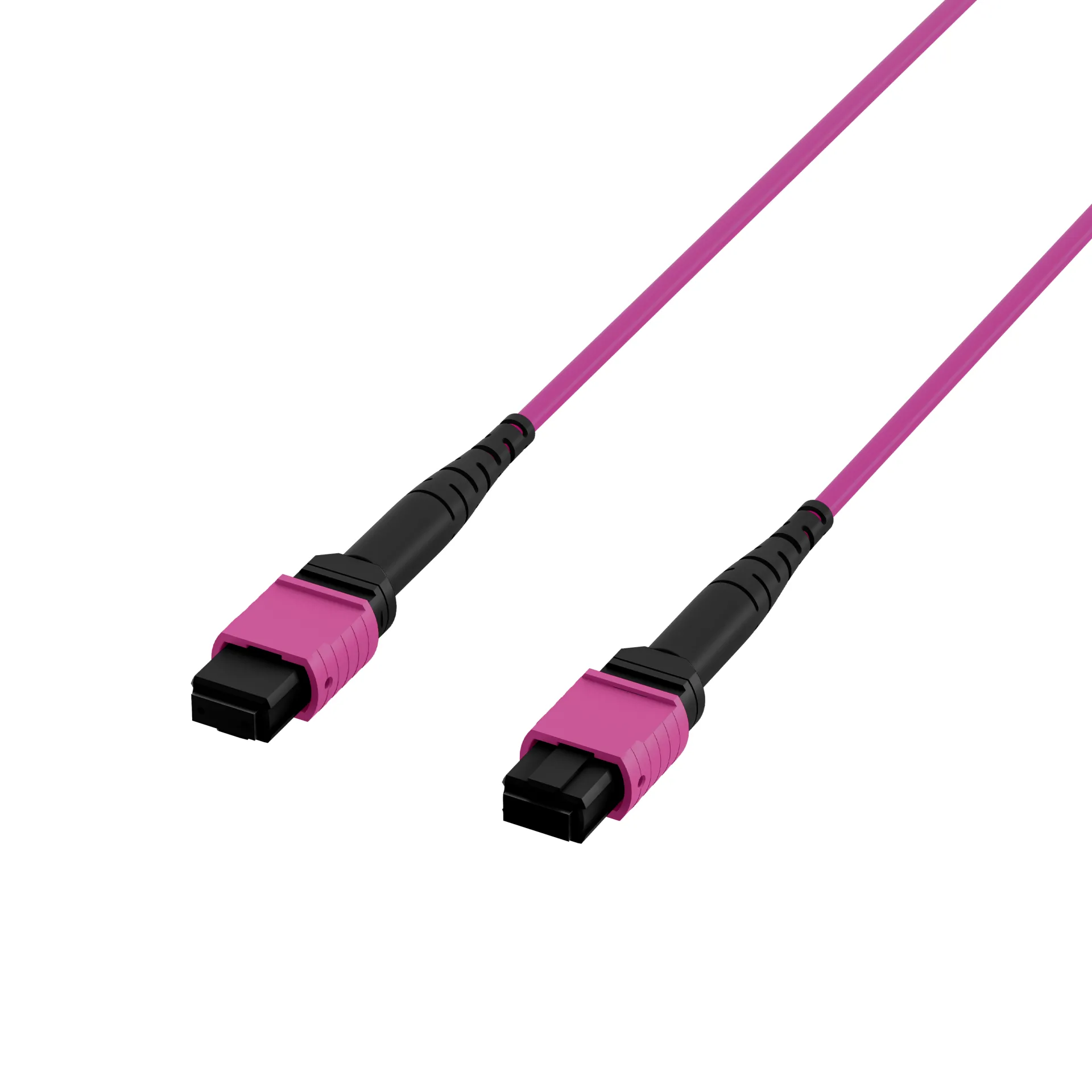 MTP®(F)-MTP®(F) Patchkabel OM4 12 Fasern Typ B LSZH erika-violett 25m – Bild 3
