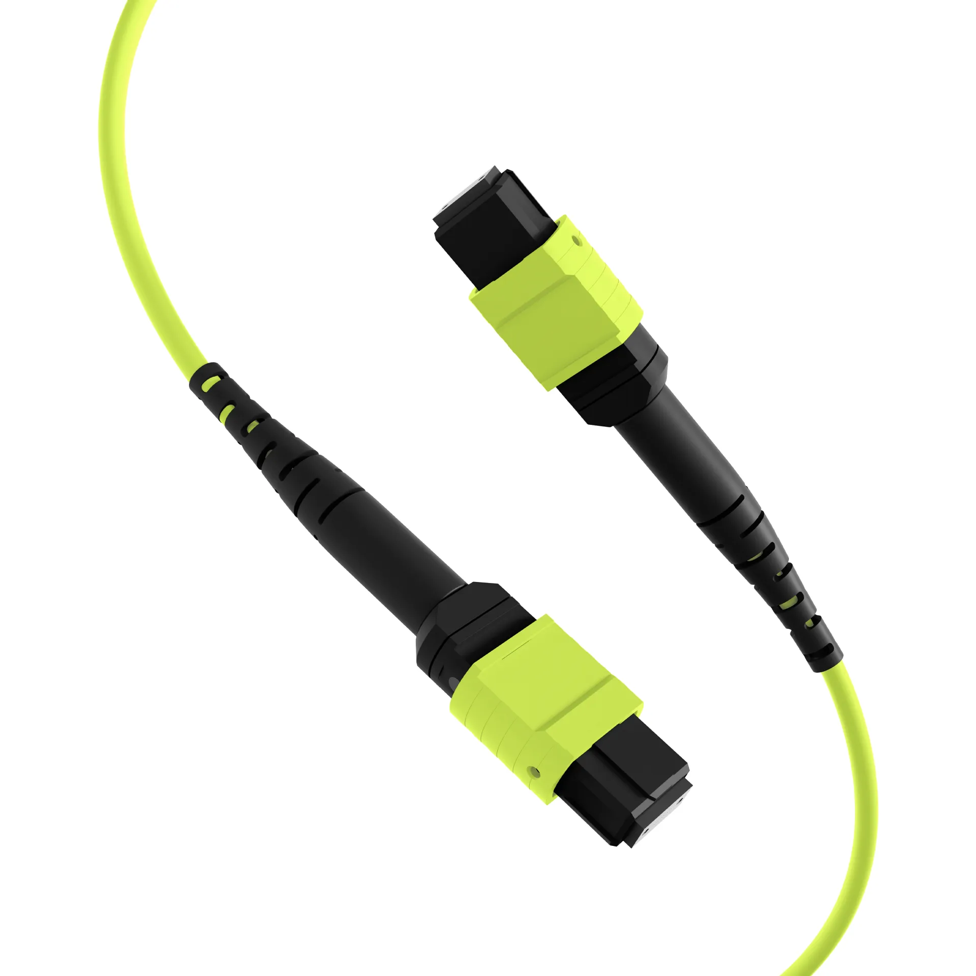 MTP®(F)-MTP®(F) Patchkabel OM5 12 Fasern Typ B LSZH limettengrün 10m – Bild 2