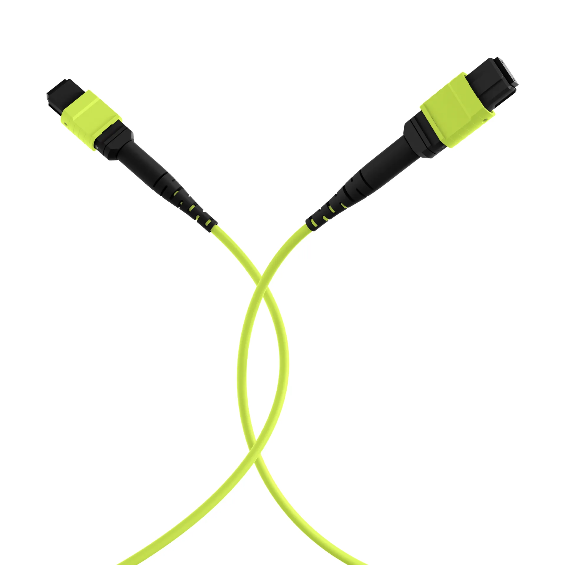 MTP®(F)-MTP®(F) Patchkabel OM5 12 Fasern Typ B LSZH limettengrün 15m – Bild 4