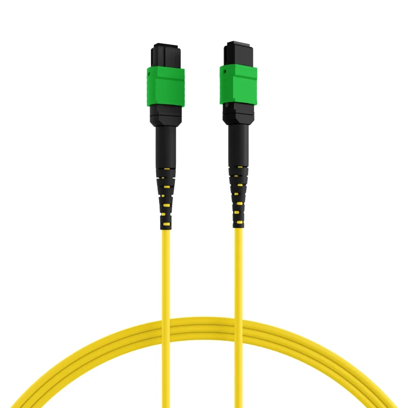 MTP®/APC(F)-MTP®/APC(F) Patchkabel OS2 12 Fasern Typ B LSZH gelb 25m
