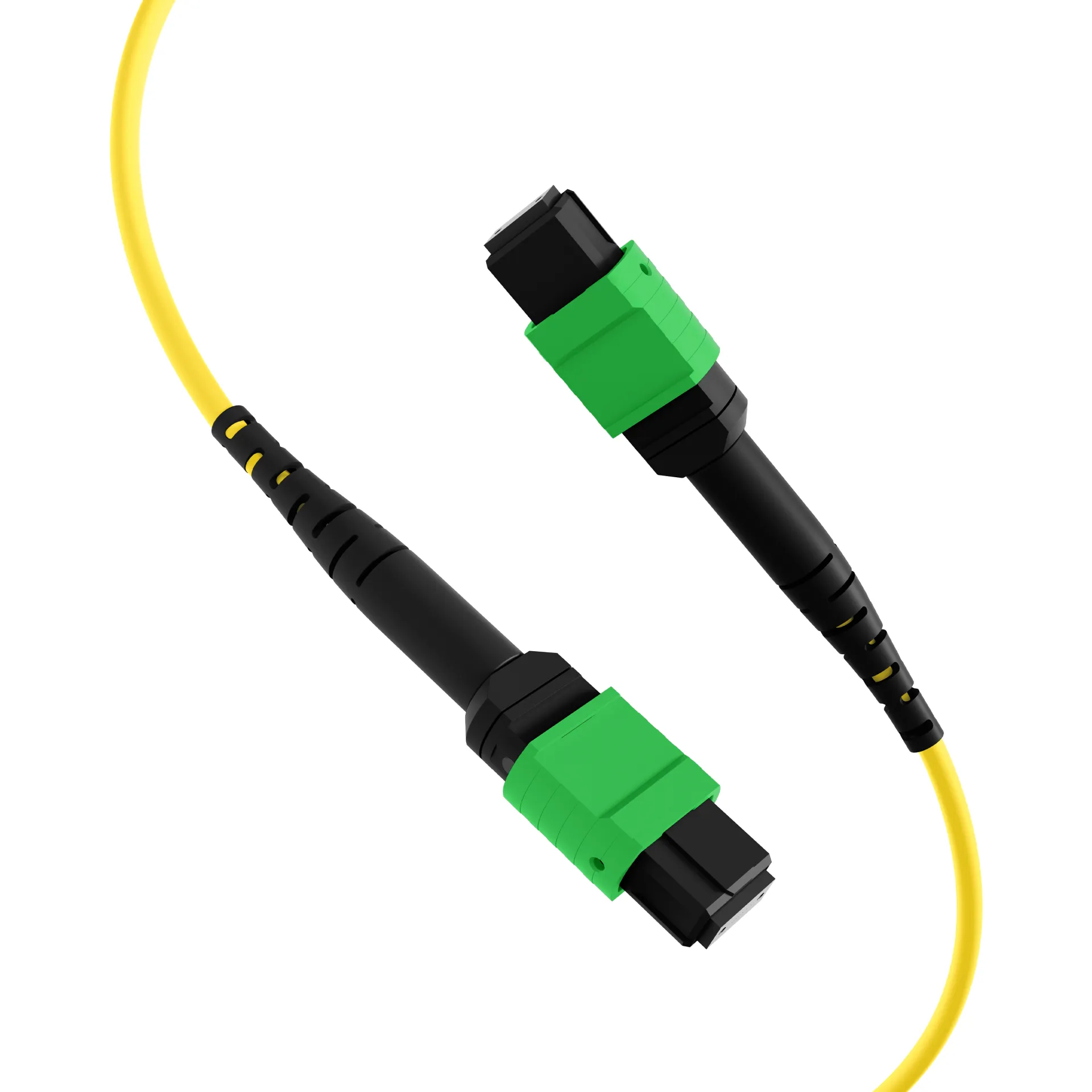 MTP®/APC(F)-MTP®/APC(F) Patchkabel OS2 12 Fasern Typ B LSZH gelb 25m – Bild 2