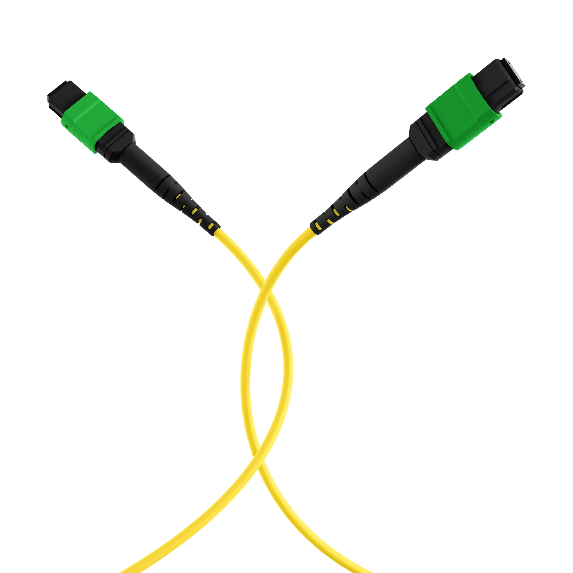 MTP®/APC(F)-MTP®/APC(F) Patchkabel OS2 24 Fasern Typ A LSZH gelb 15m – Bild 4