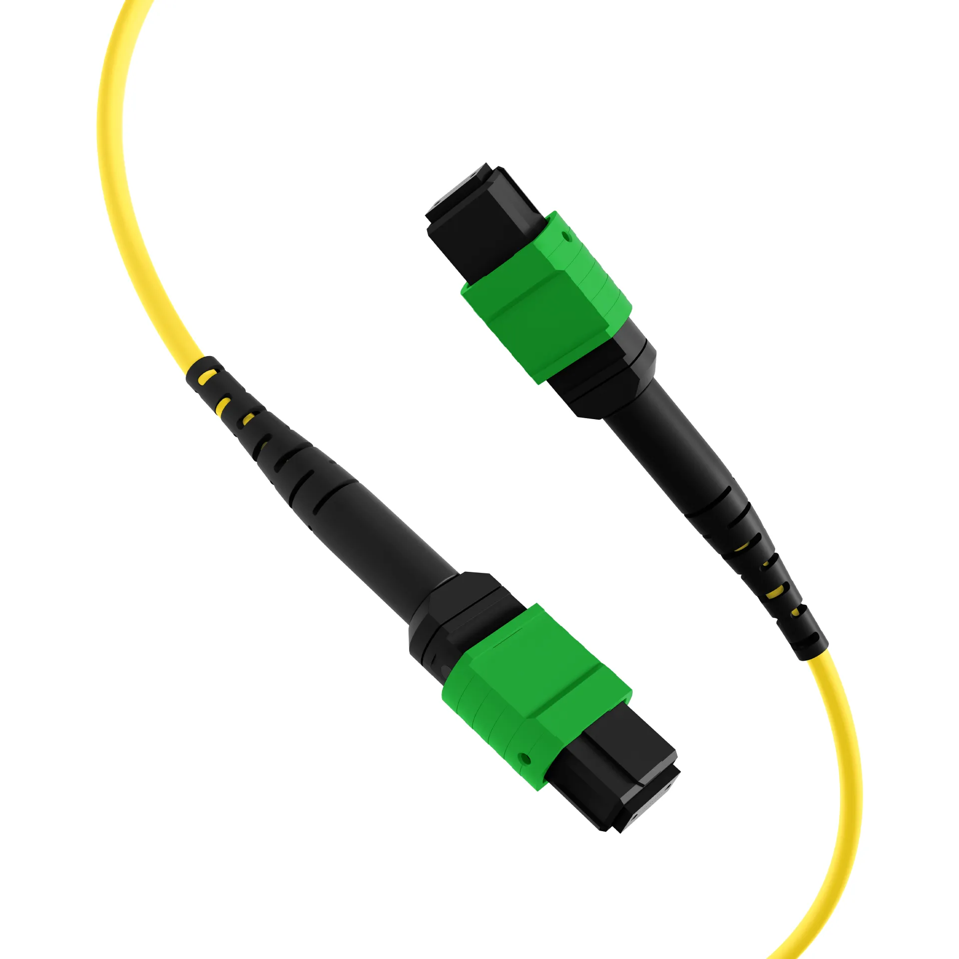 MTP®/APC(F)-MTP®/APC(F) Patchkabel OS2 48 Fasern Typ A LSZH gelb 10m – Bild 2