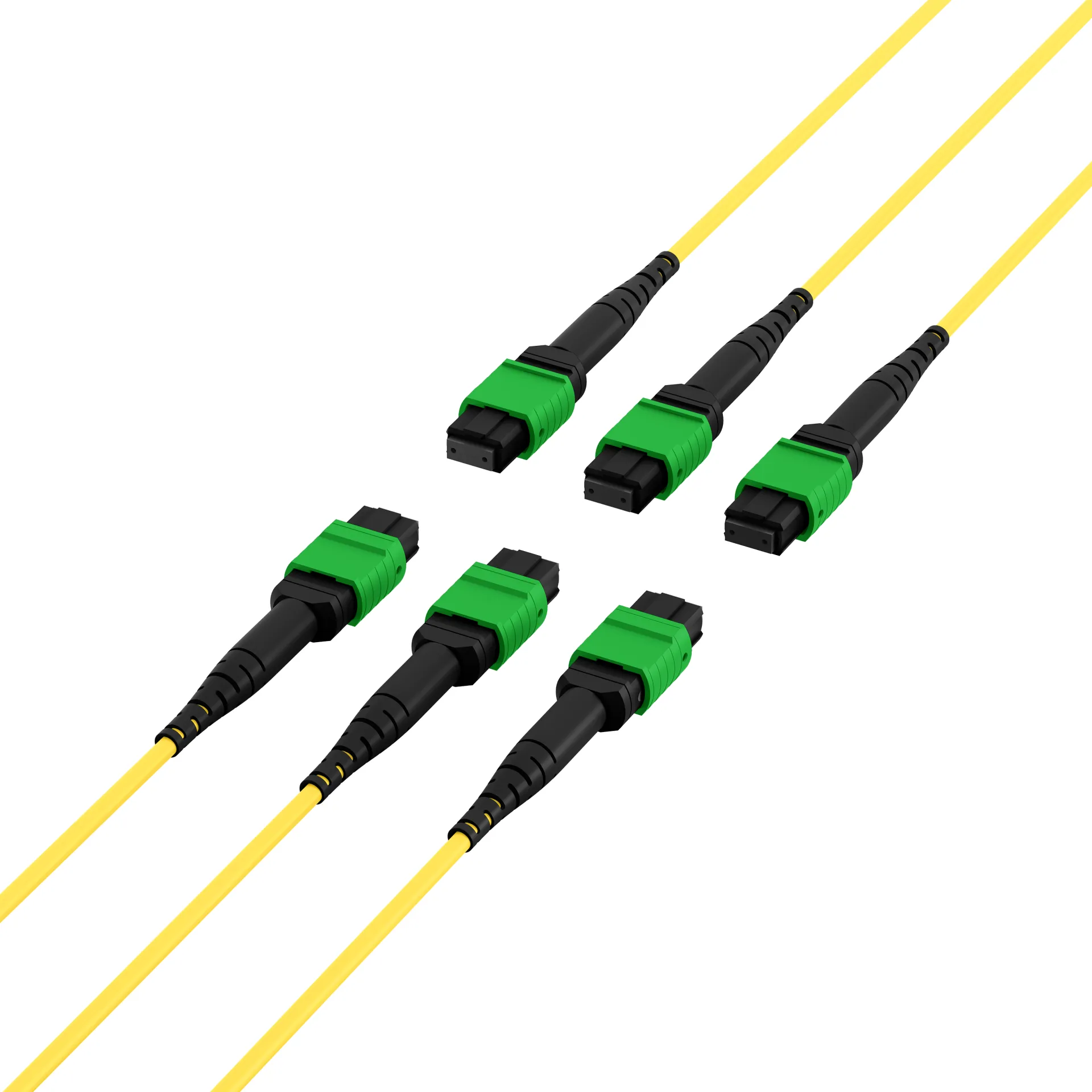 MTP®/APC(F)-MTP®/APC(F) Patchkabel OS2 48 Fasern Typ A LSZH gelb 30m – Bild 3