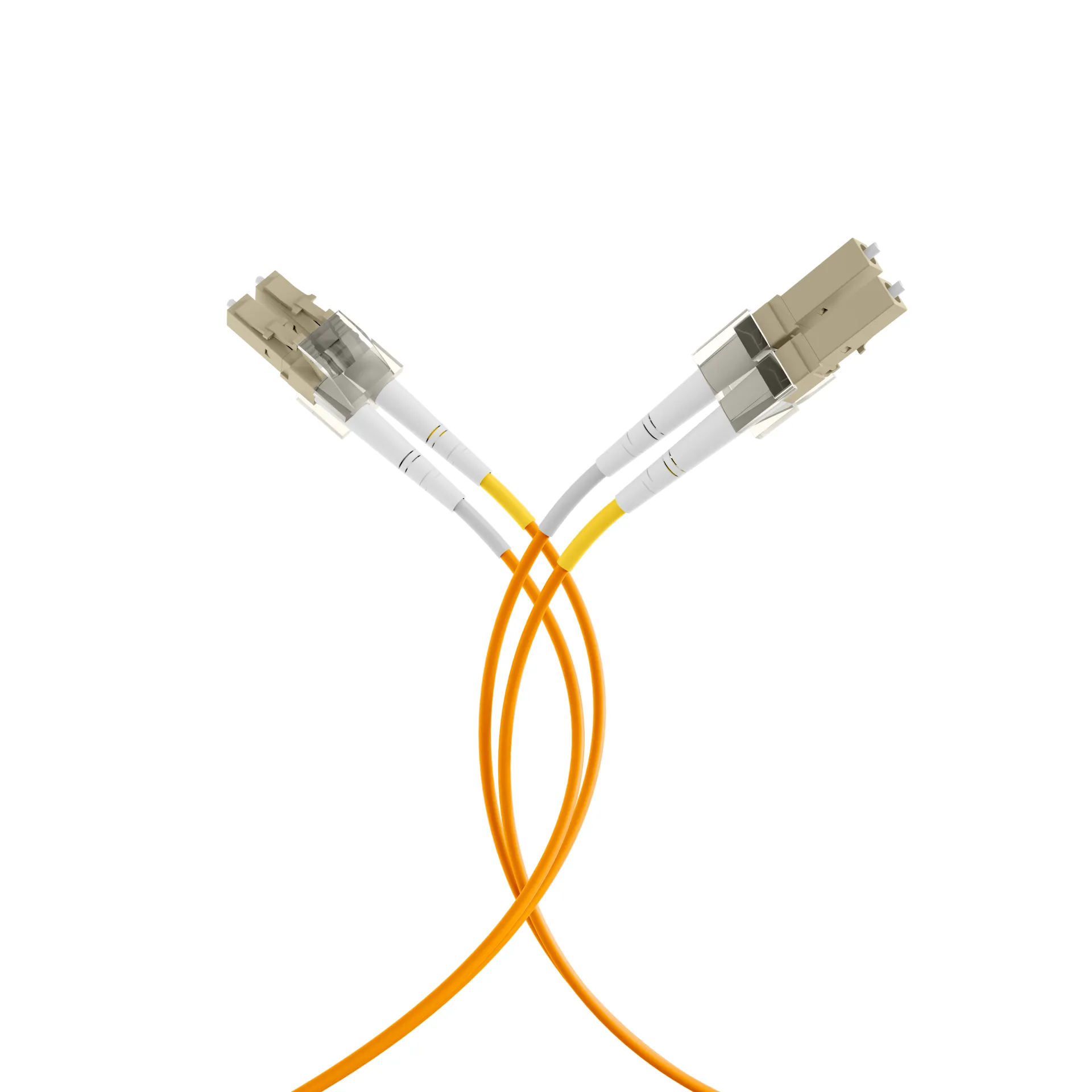 Duplex Patchkabel LC-LC OM2 1m LSZH 2mm orange – Bild 12