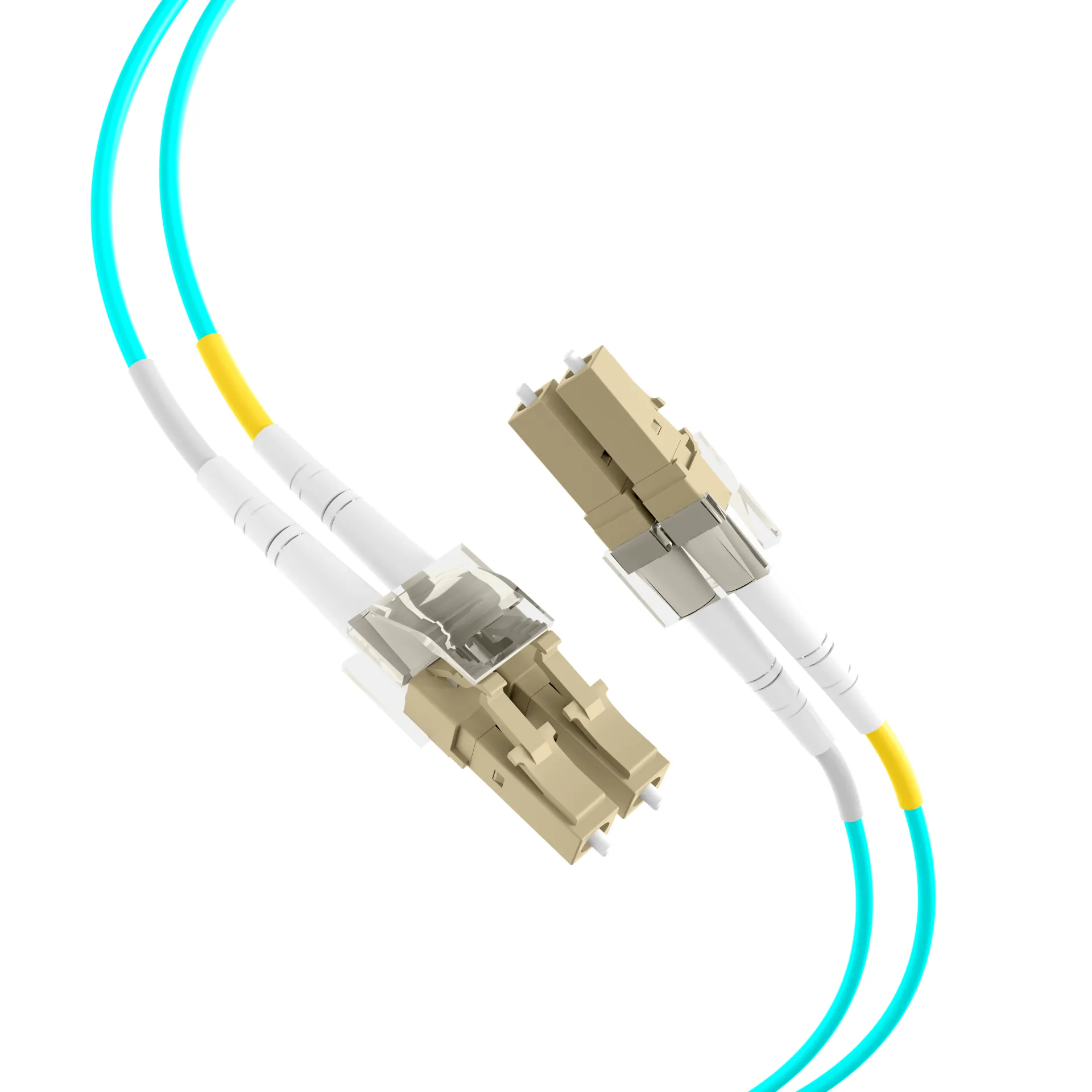 Duplex Patchkabel LC-LC OM3 3m LSZH 2mm aqua – Bild 10