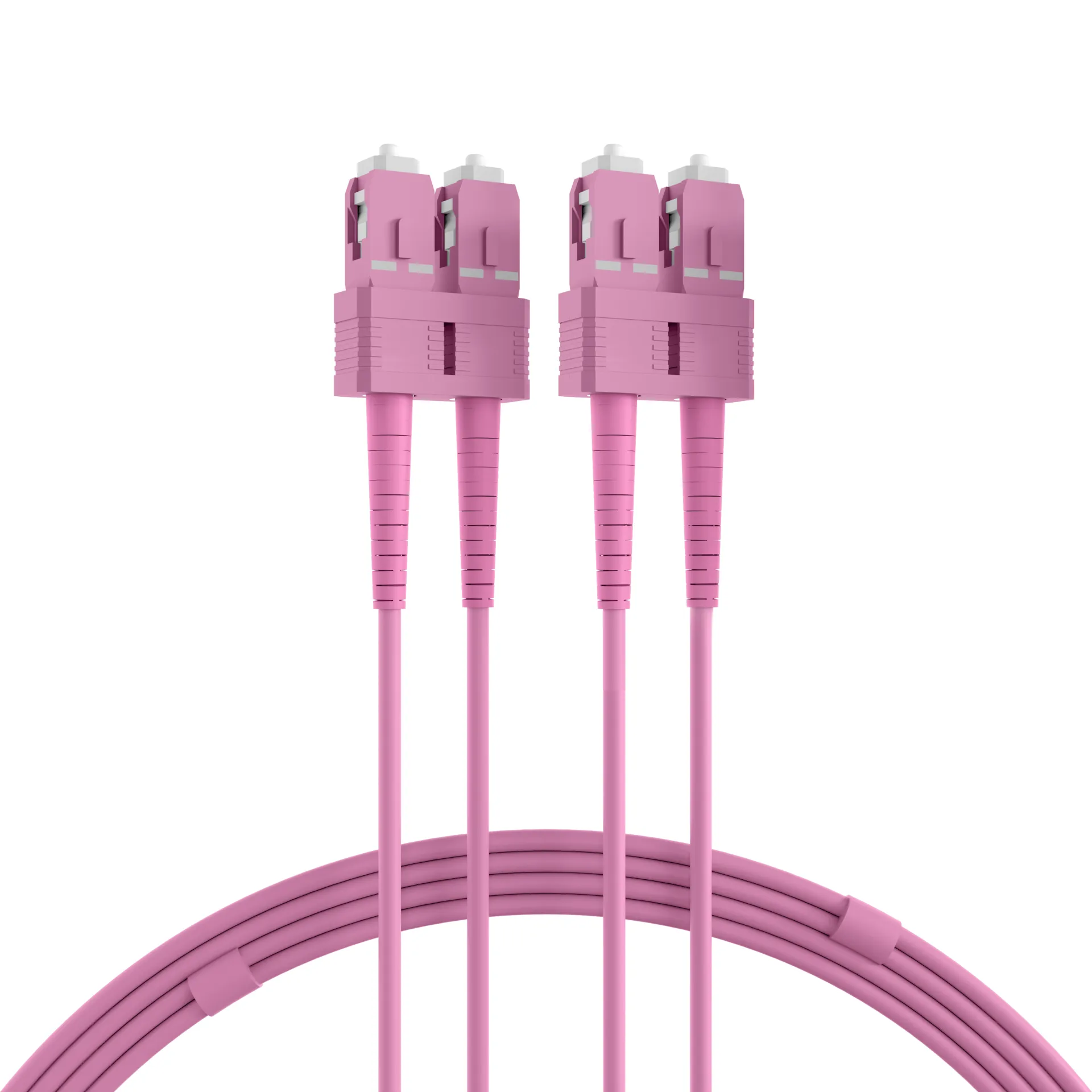 Duplex Patchkabel SC-SC OM4 1m LSZH 3mm erikaviolett – Bild 7