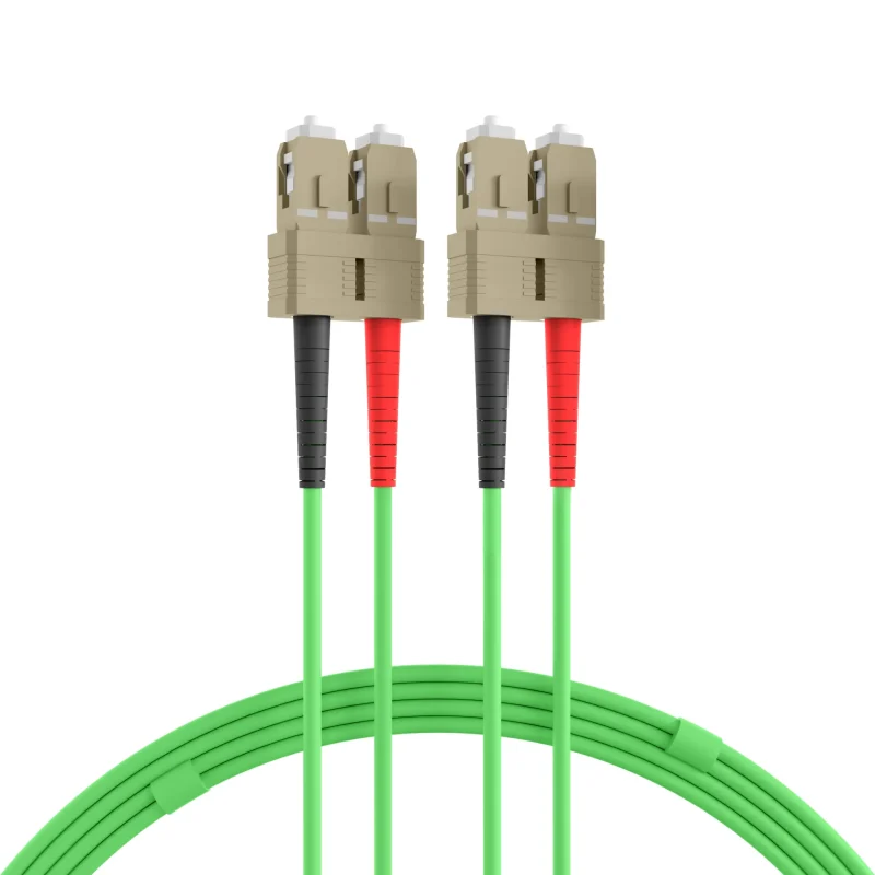 Duplex Patchkabel SC-SC OM5 2m LSZH 3mm limettengrün