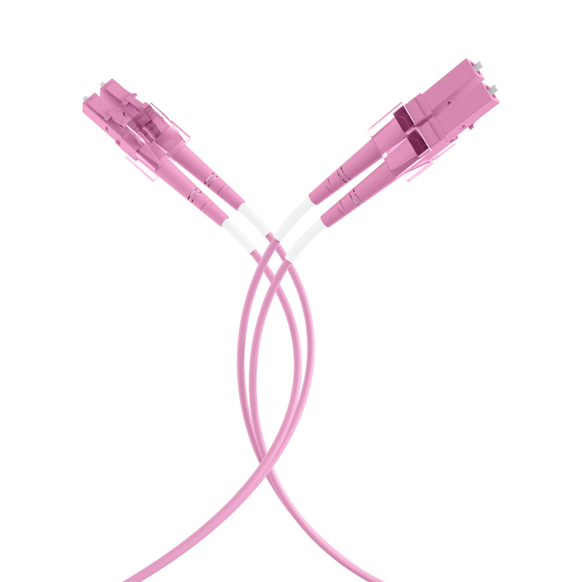 Duplex Patchkabel LC-LC OM4 2m LSZH 2mm erikaviolett – Bild 8