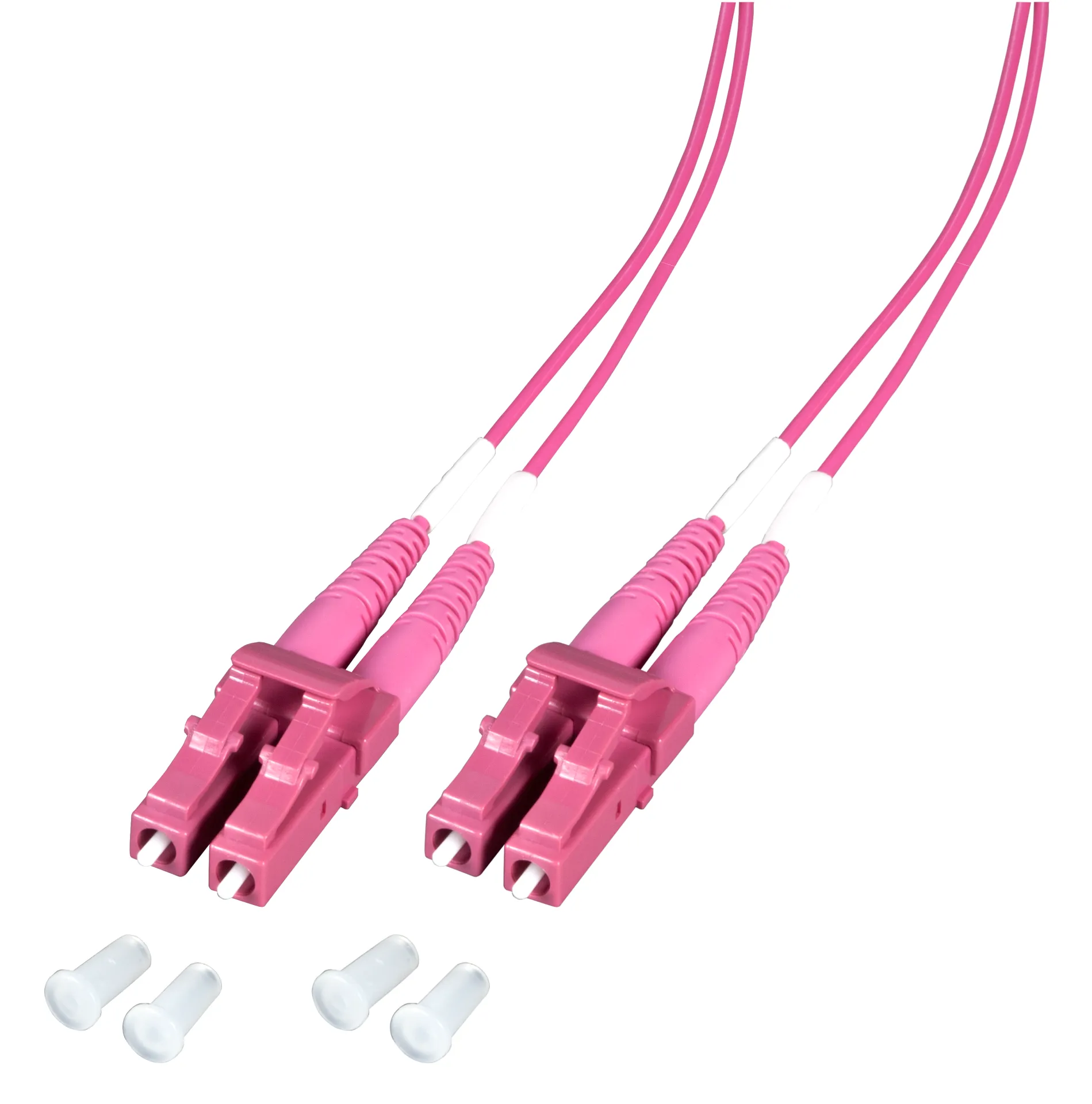 Duplex Patchkabel LC-LC OM4 2m LSZH 2mm erikaviolett – Bild 25