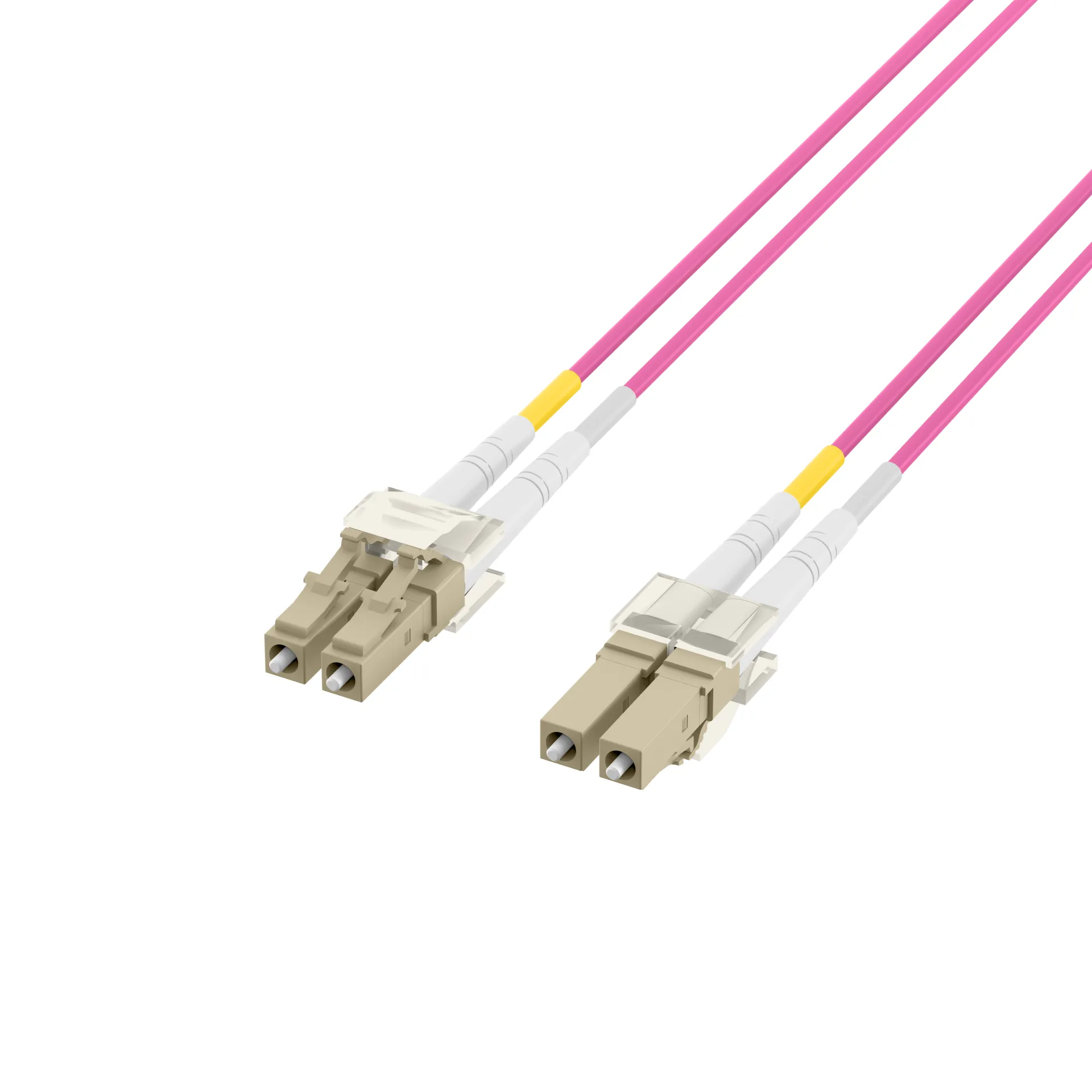 Duplex Patchkabel LC-LC OM4 2m LSZH 2mm erikaviolett – Bild 23