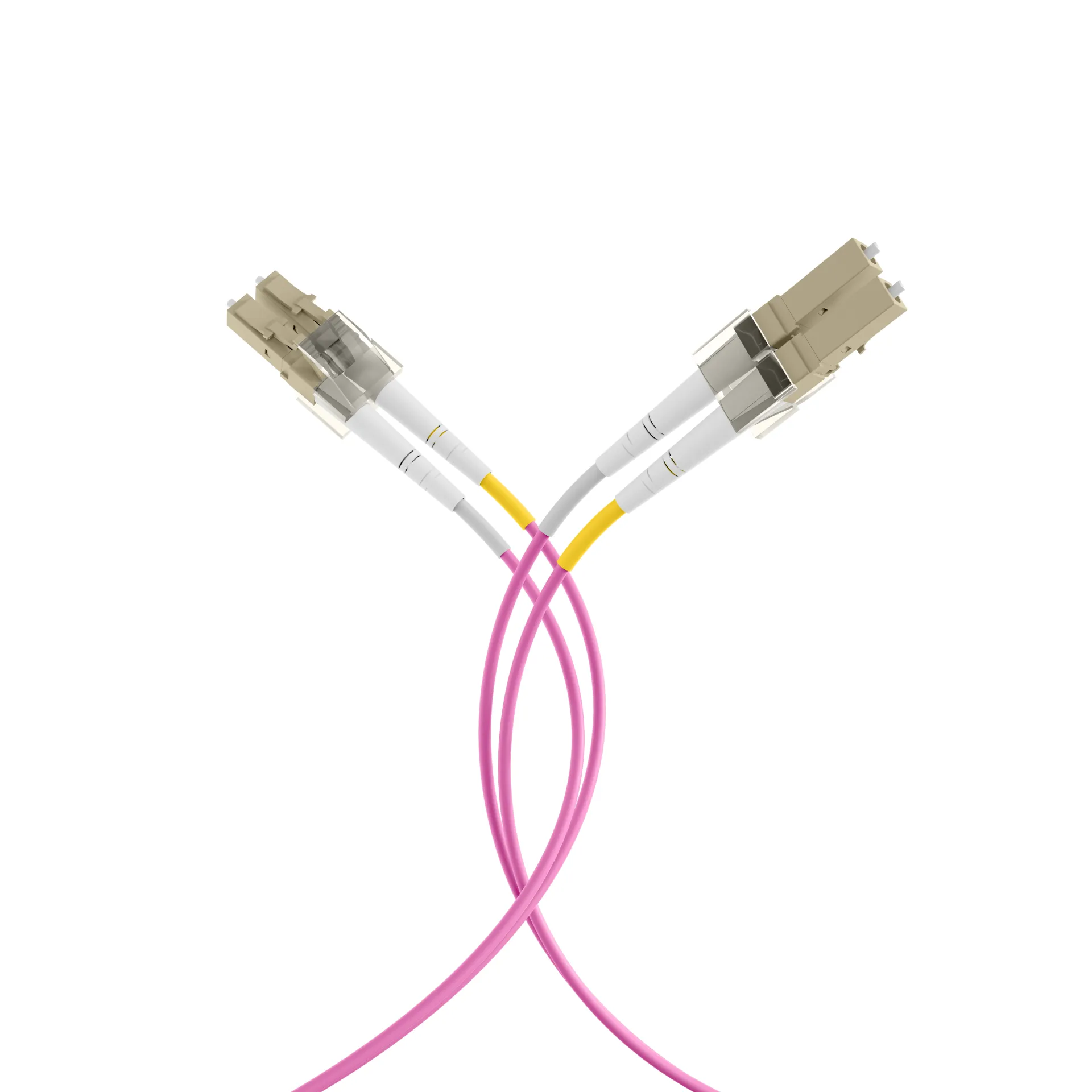 Duplex Patchkabel LC-LC OM4 3m LSZH 2mm erikaviolett – Bild 20