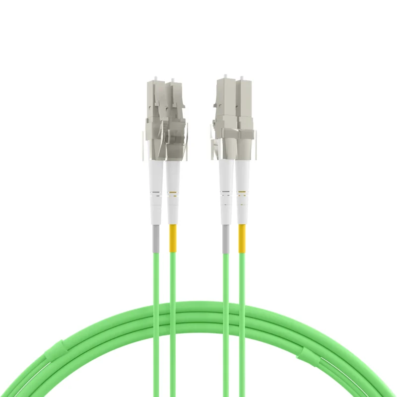 Duplex Patchkabel LC-LC OM5 3m LSZH 2mm limettengrün