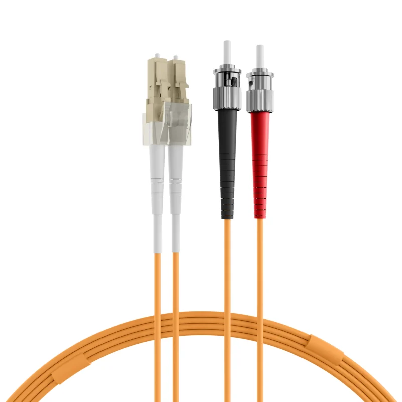 Duplex Patchkabel LC-ST OM2 1m LSZH 2mm orange