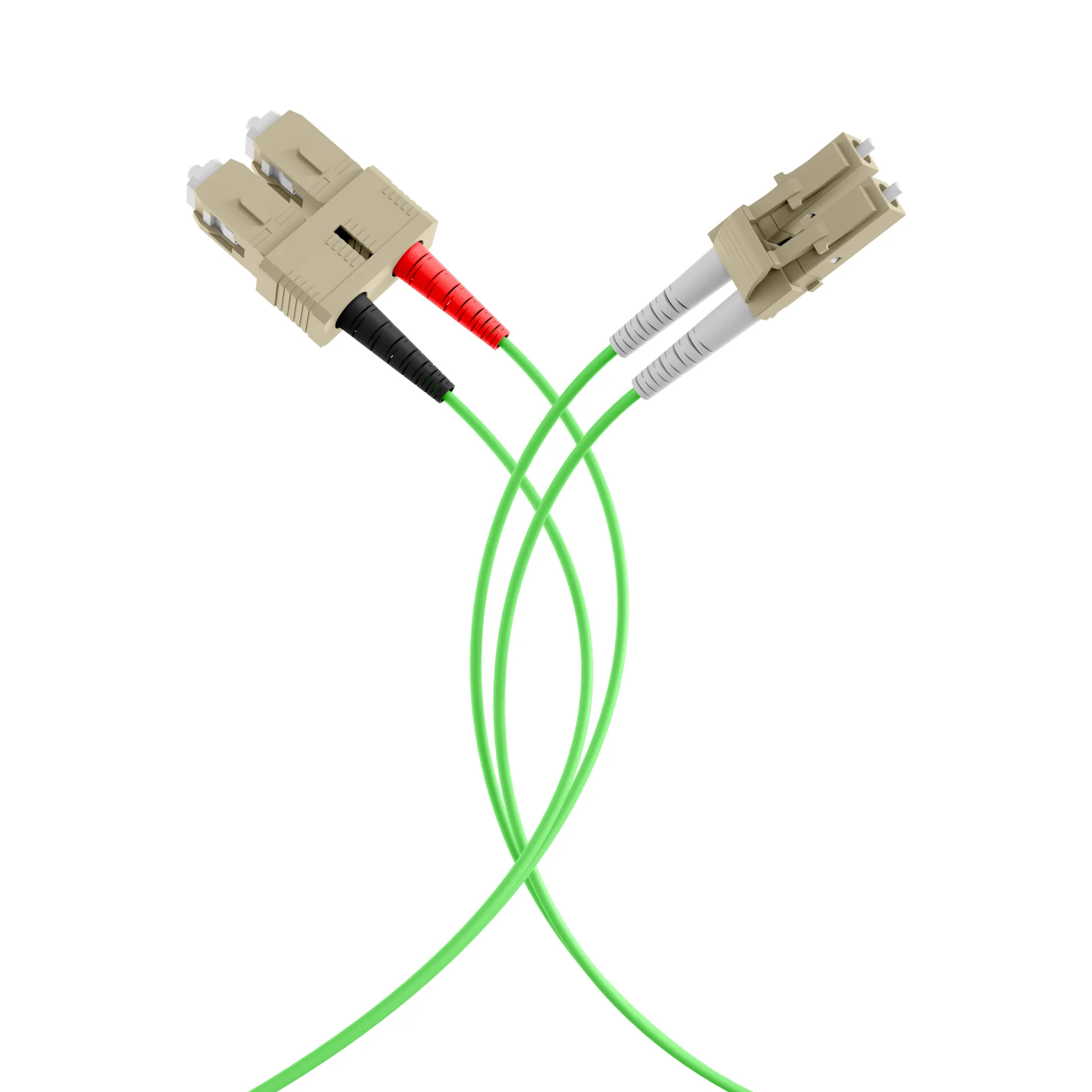 Duplex Patchkabel LC-SC OM4 0,5m LSZH 2mm erikaviolett – Bild 12