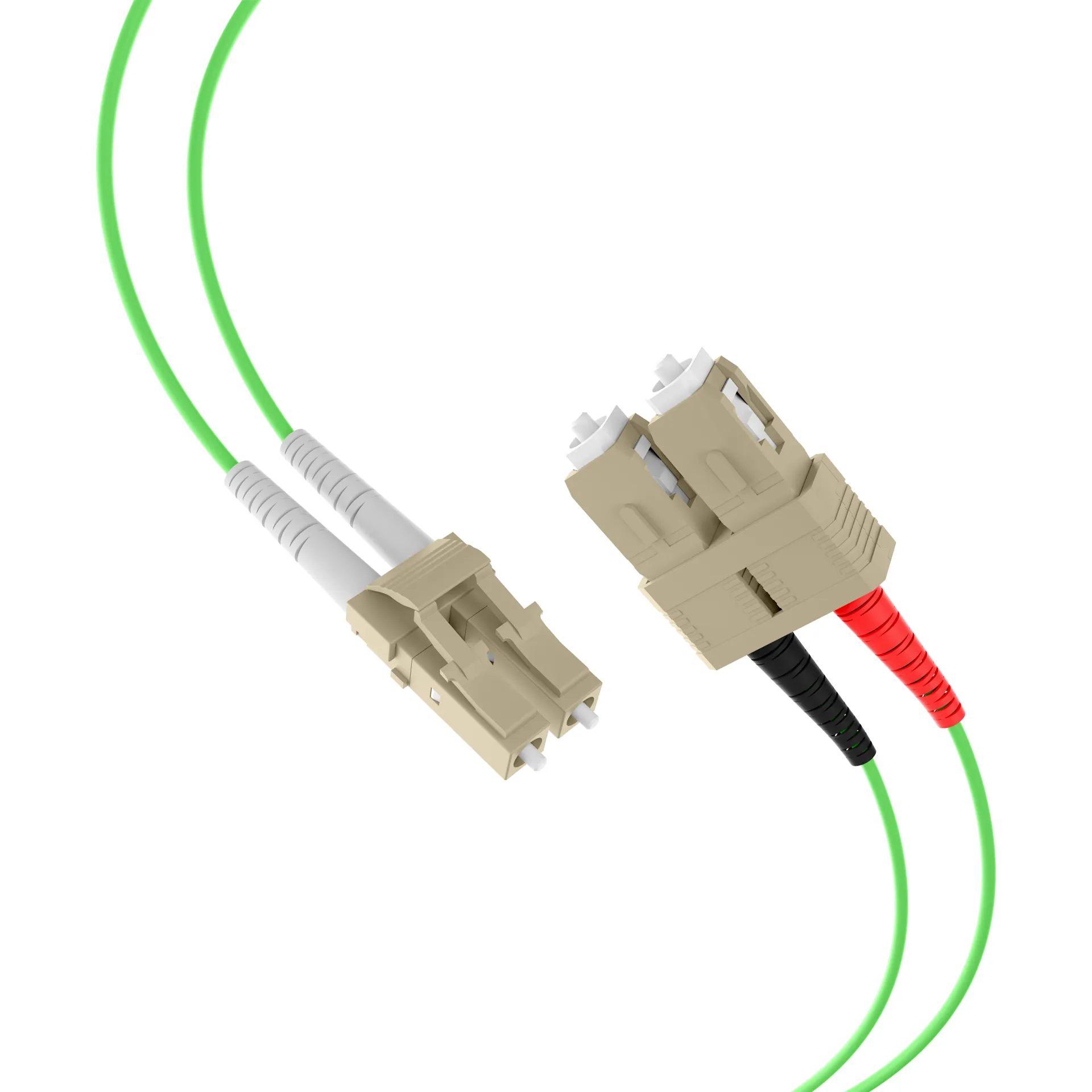 Duplex Patchkabel LC-SC OM4 5m LSZH 2mm erikaviolett – Bild 14