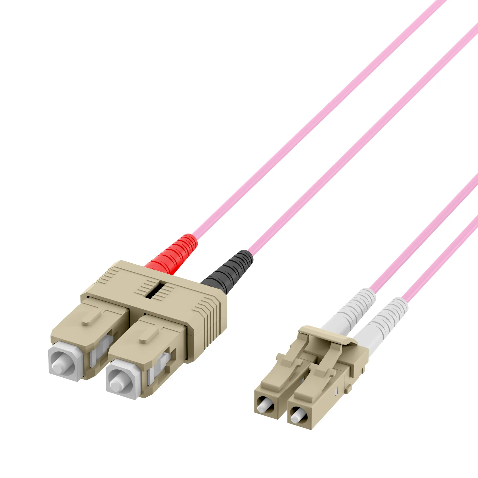 Duplex Patchkabel LC-SC OM4 5m LSZH 2mm erikaviolett – Bild 11