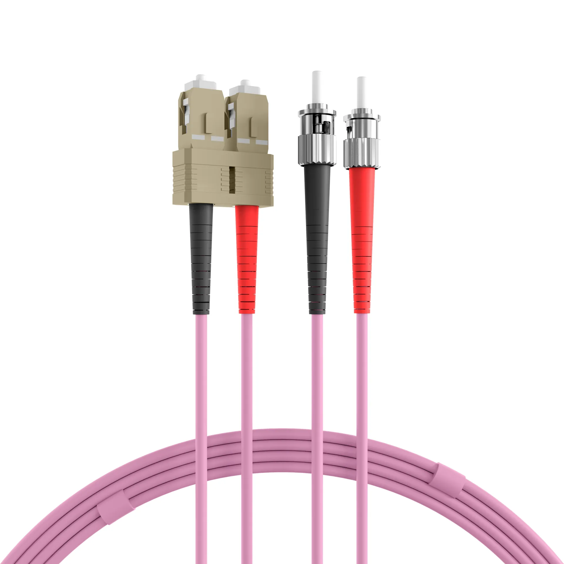 Duplex Patchkabel SC-ST OM4 1m LSZH 3mm erikaviolett – Bild 9