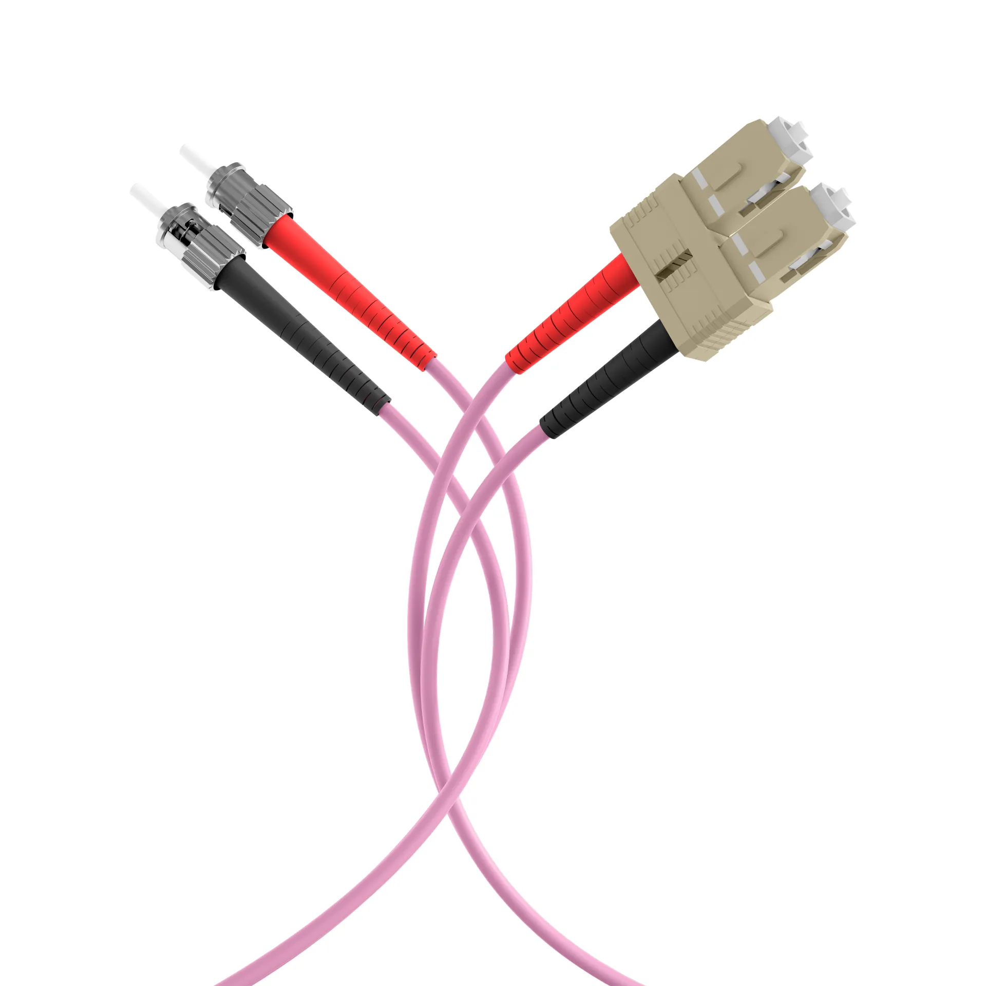 Duplex Patchkabel SC-ST OM4 50m LSZH 3mm erikaviolett – Bild 4