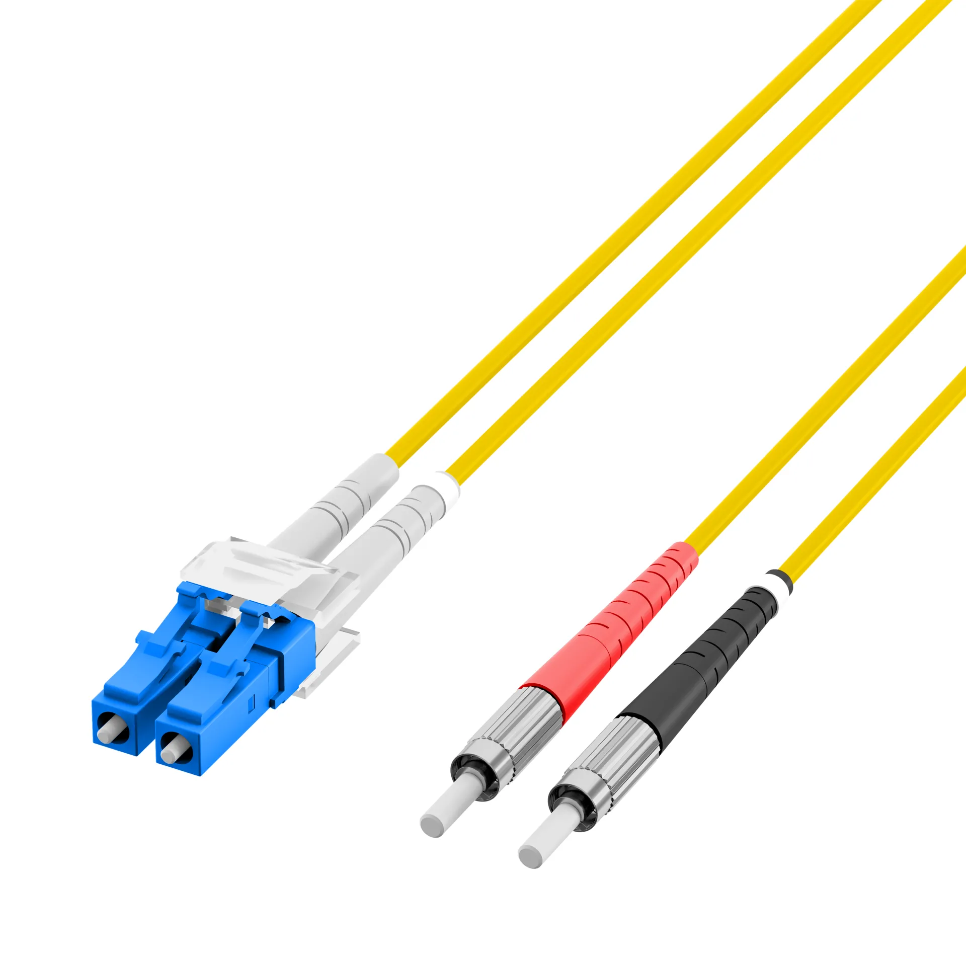 Duplex Patchkabel DIN-LC OS2 5m LSZH 2mm gelb – Bild 3