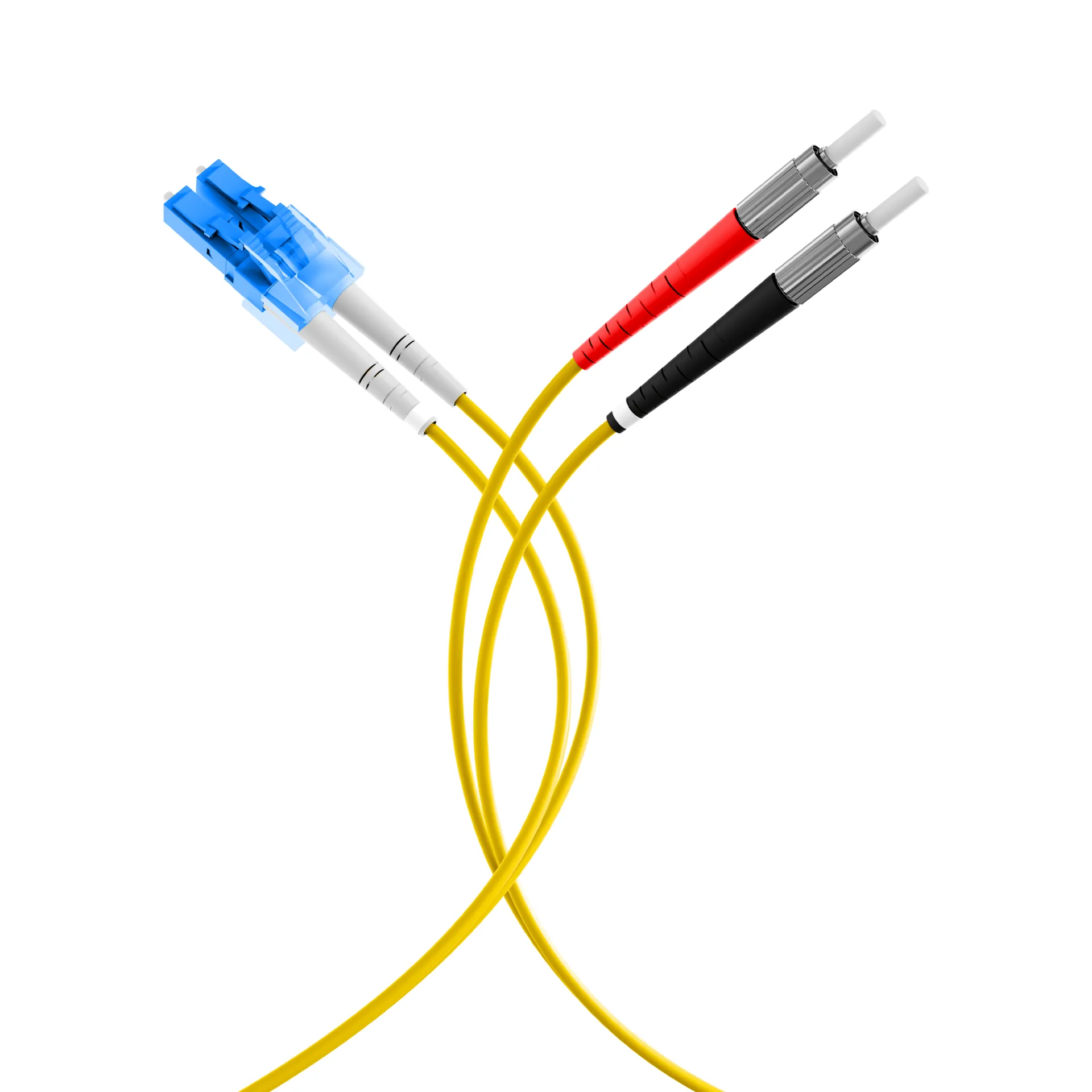 Duplex Patchkabel DIN-LC OS2 7,5m LSZH 2mm gelb – Bild 4