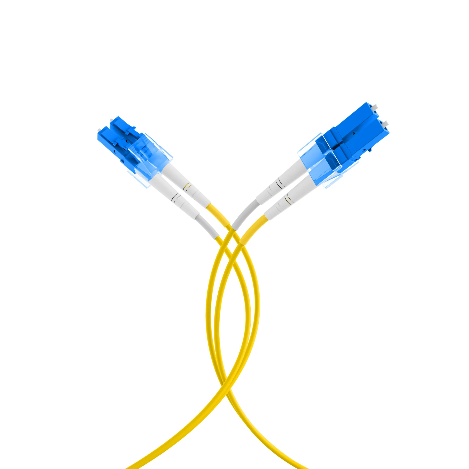 Duplex Patchkabel LC-LC OS2 G652D 2m LSZH 2mm gelb – Bild 4
