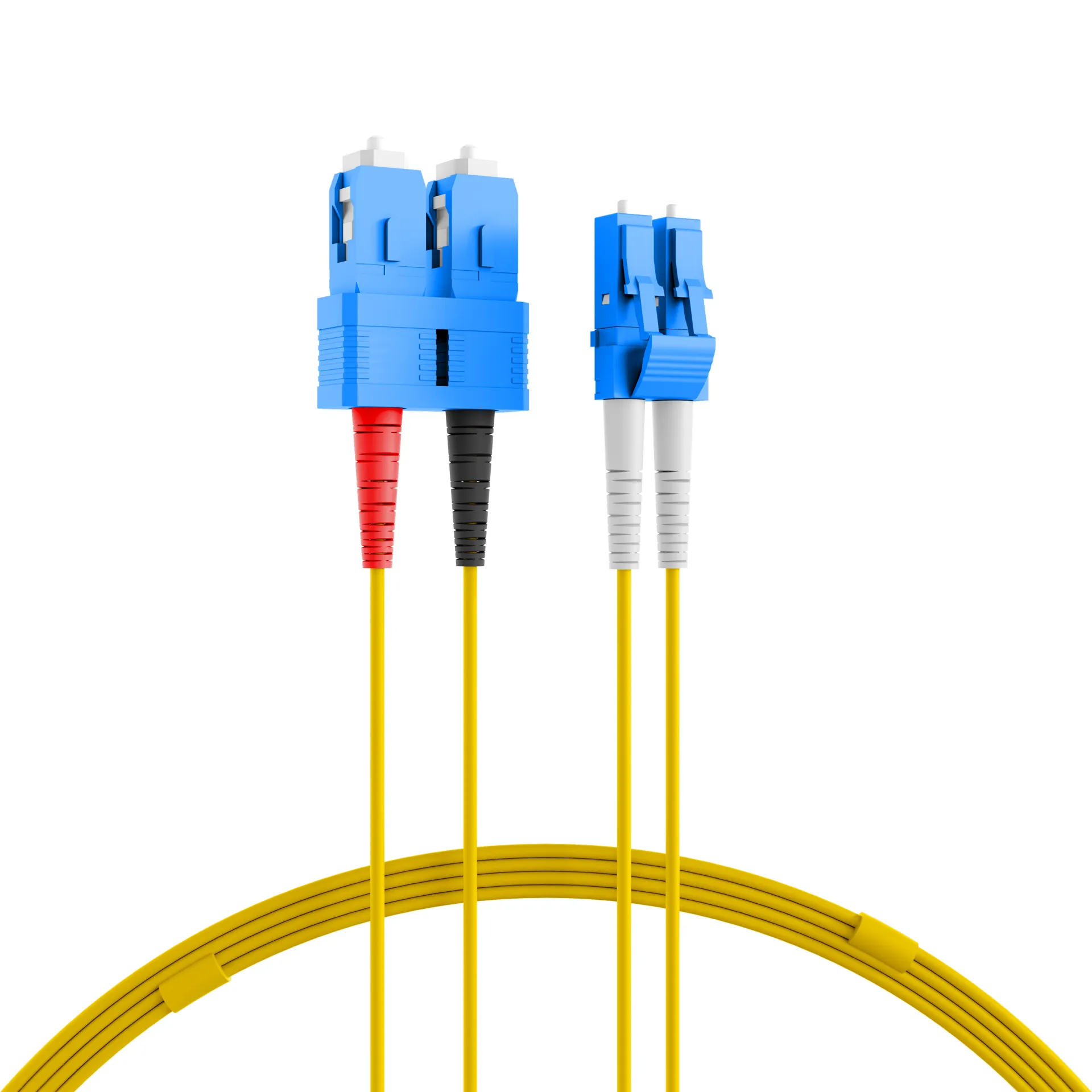 Duplex Patchkabel LC-SC OS2 G652D 2m LSZH 2mm gelb – Bild 11