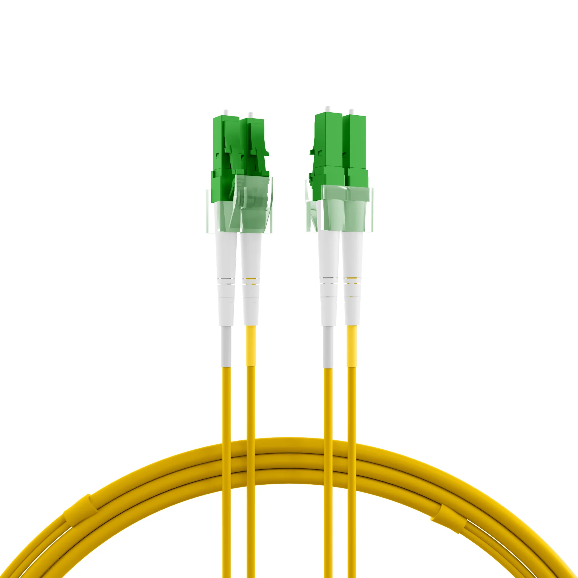 Duplex Patchkabel LC/APC-LC/APC OS2 G652D 1m LSZH 2mm gelb – Bild 11