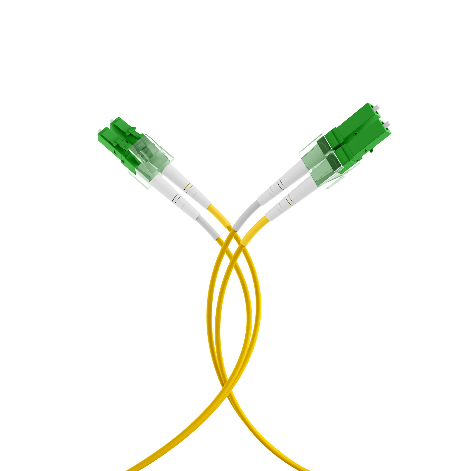 Duplex Patchkabel LC/APC-LC/APC OS2 G652D 35m LSZH 2mm gelb – Bild 4