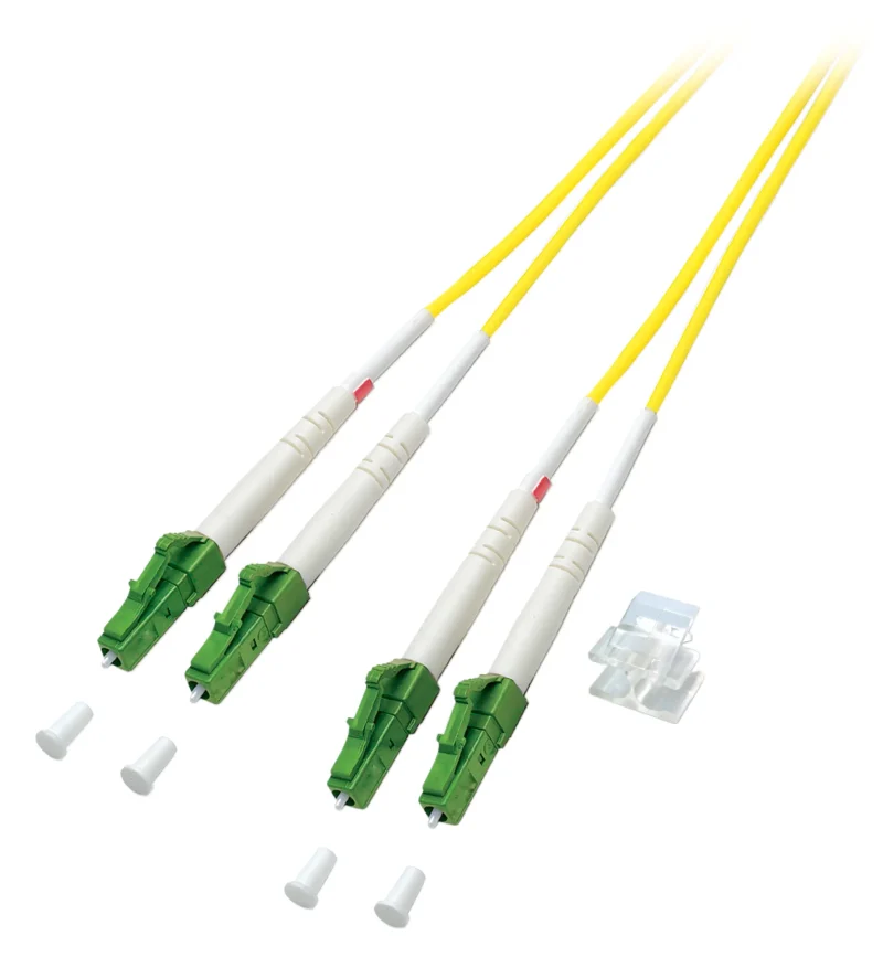Duplex Patchkabel LC/APC-LC/APC OS2 G652D 40m LSZH 2mm gelb