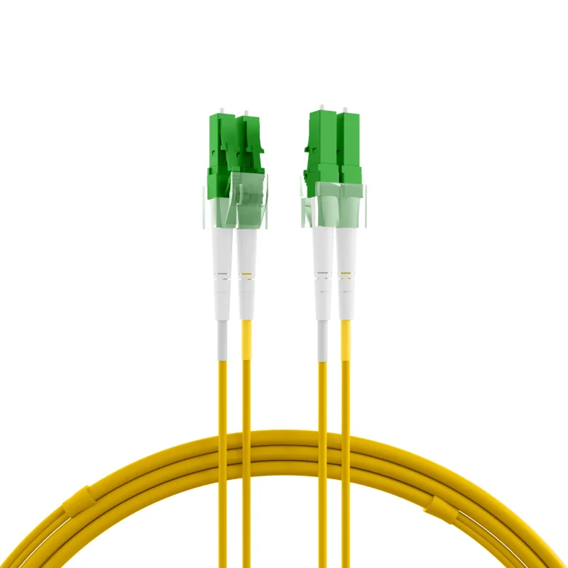 Duplex Patchkabel LC/APC-LC/APC OS2 G652D 7,5m LSZH 2mm gelb
