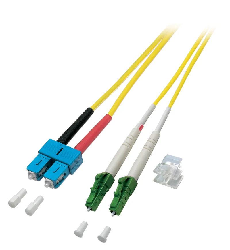 Duplex Patchkabel LC/APC-SC OS2 G652D 35m LSZH 2mm gelb
