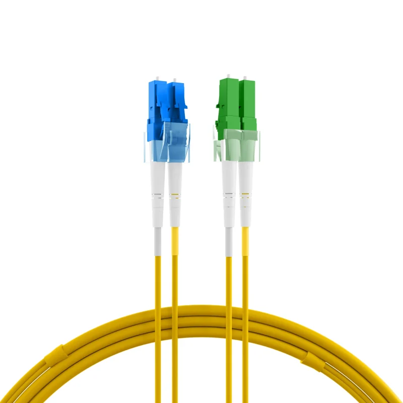 Duplex Patchkabel LC/APC-LC OS2 G652D 30m LSZH 2mm gelb