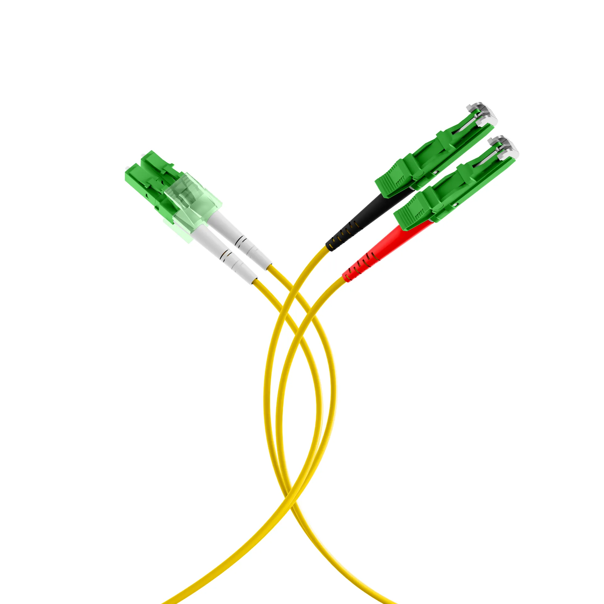 Duplex Patchkabel E2000®/APC-LC/APC OS2 35m LSZH 3mm gelb – Bild 4