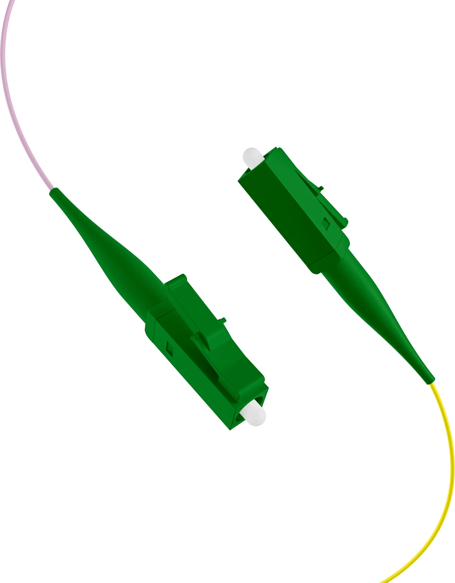 Faserpigtail LC/APC OS2 G652D farbiges Set 2m - 12 Stück – Bild 2