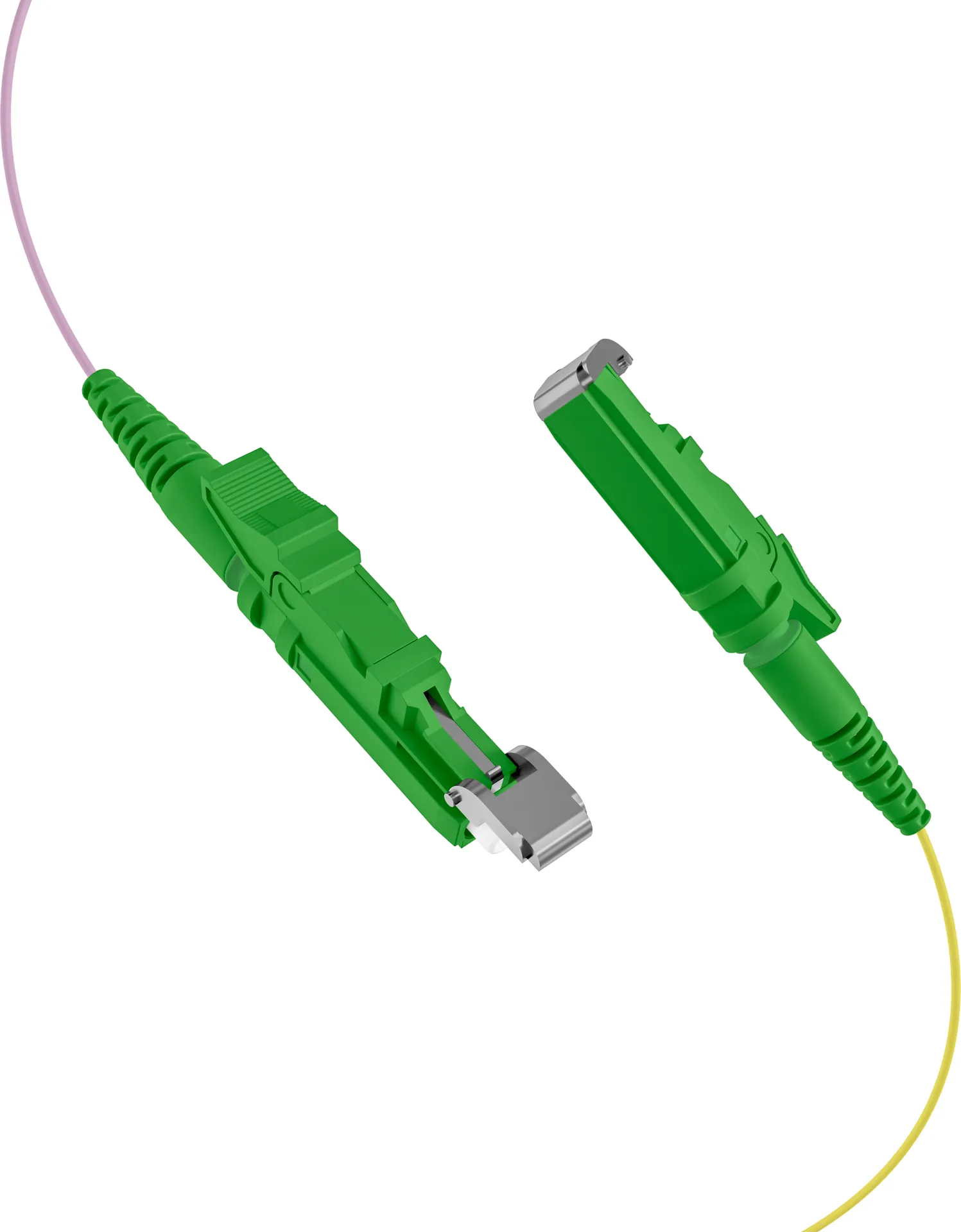 Faserpigtail E2000®/APC OS2 G652D farbiges Set 2m - 12 Stück – Bild 2