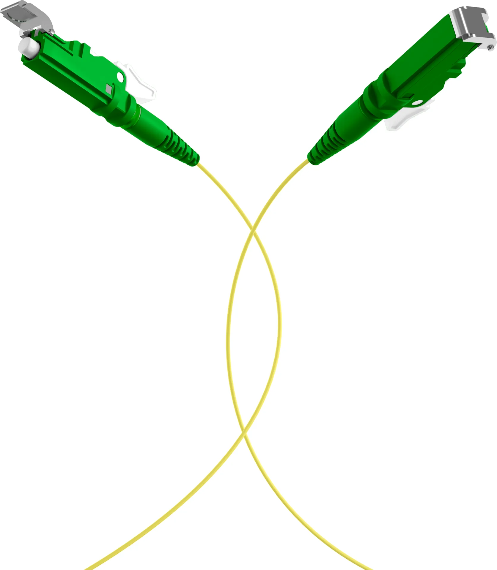 Faserpigtail E2000®/APC OS2 G652D Gelb 2m - 1 Stück – Bild 4